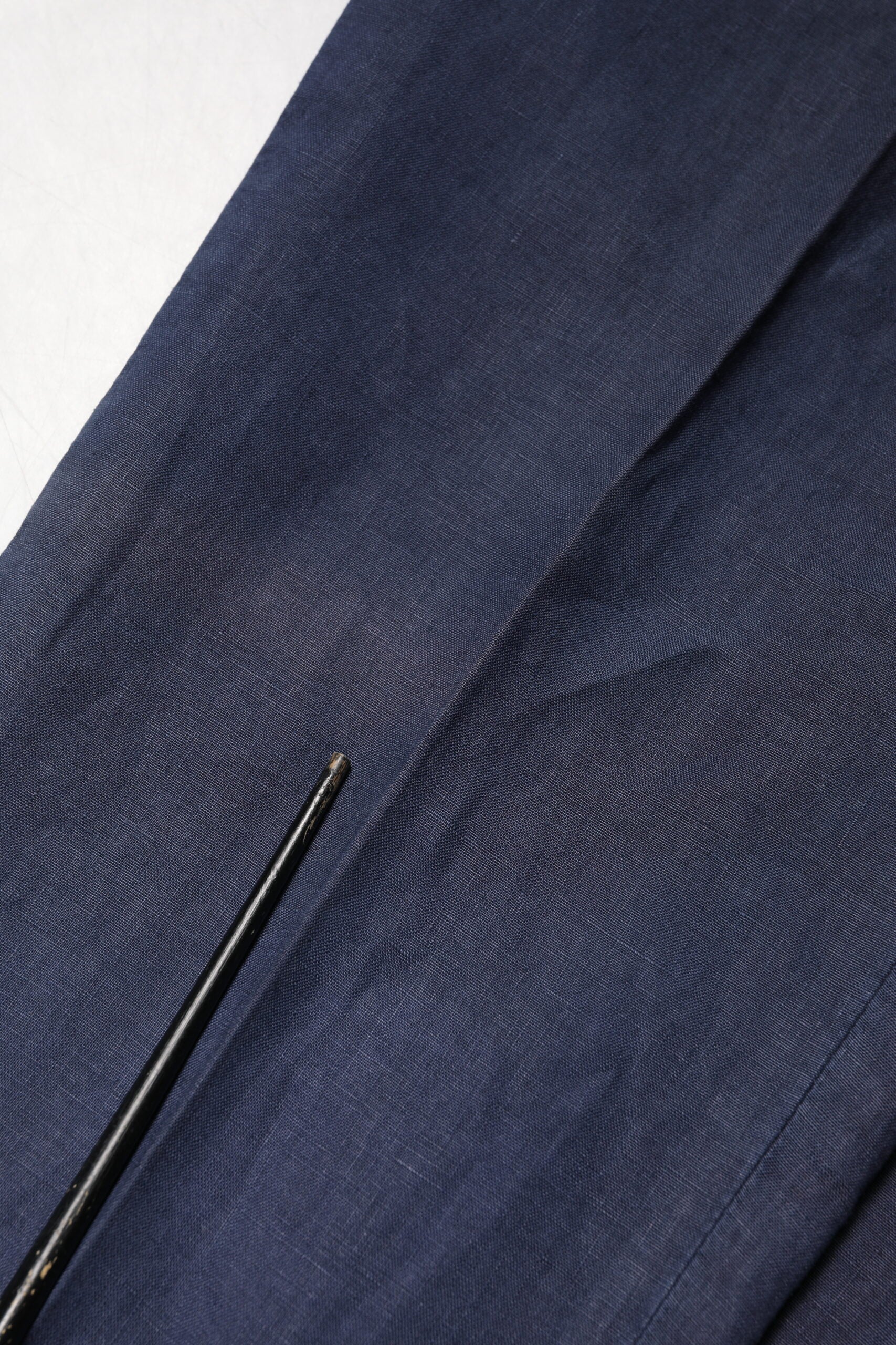 Pantalon Chino Skinny Taille Moyenne Bleu Marine Domenico Tagliente Pour Homme