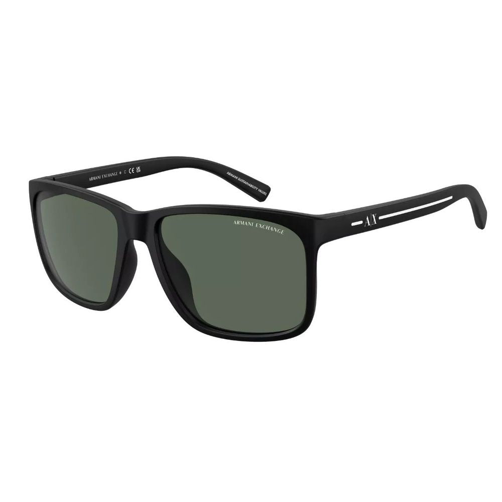 Lunettes de soleil Armani Exchange en résine noire