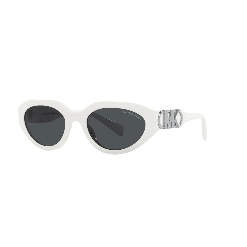 Lunettes de soleil en acétate blanc Michael Kors