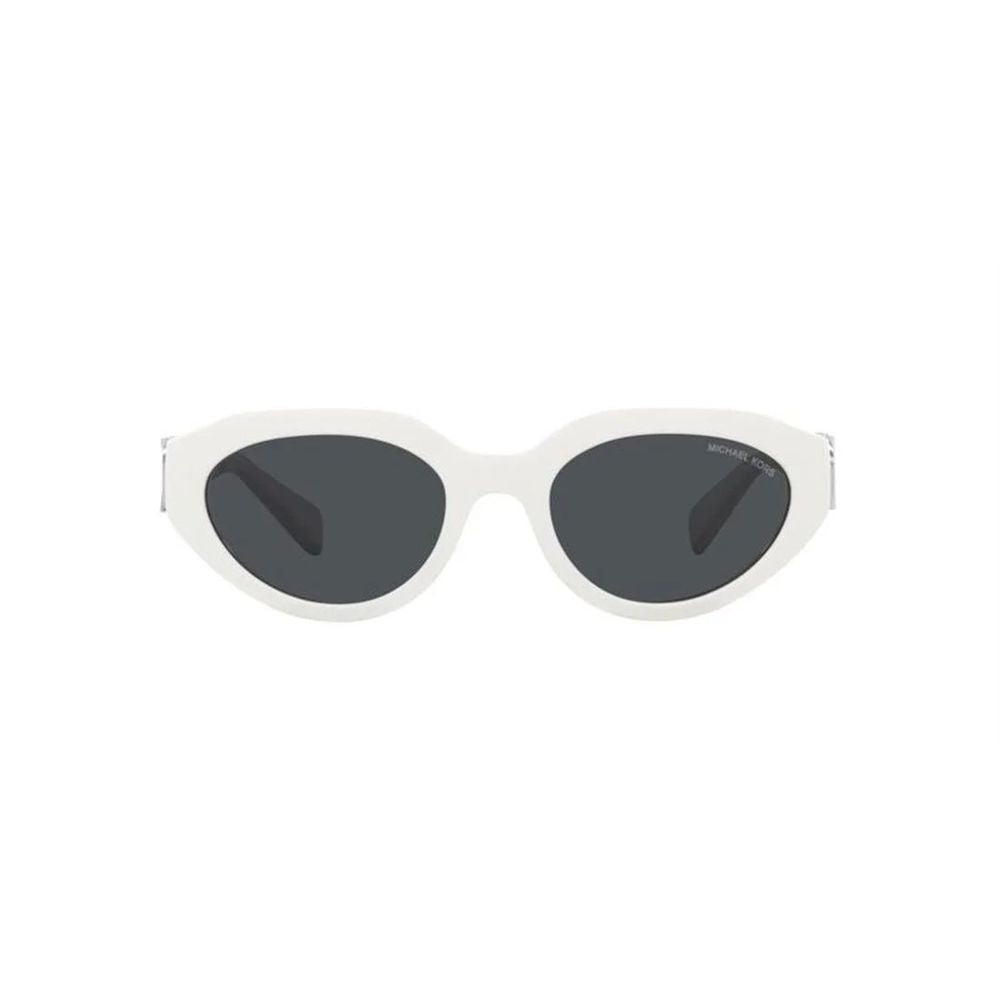 Lunettes de soleil en acétate blanc Michael Kors