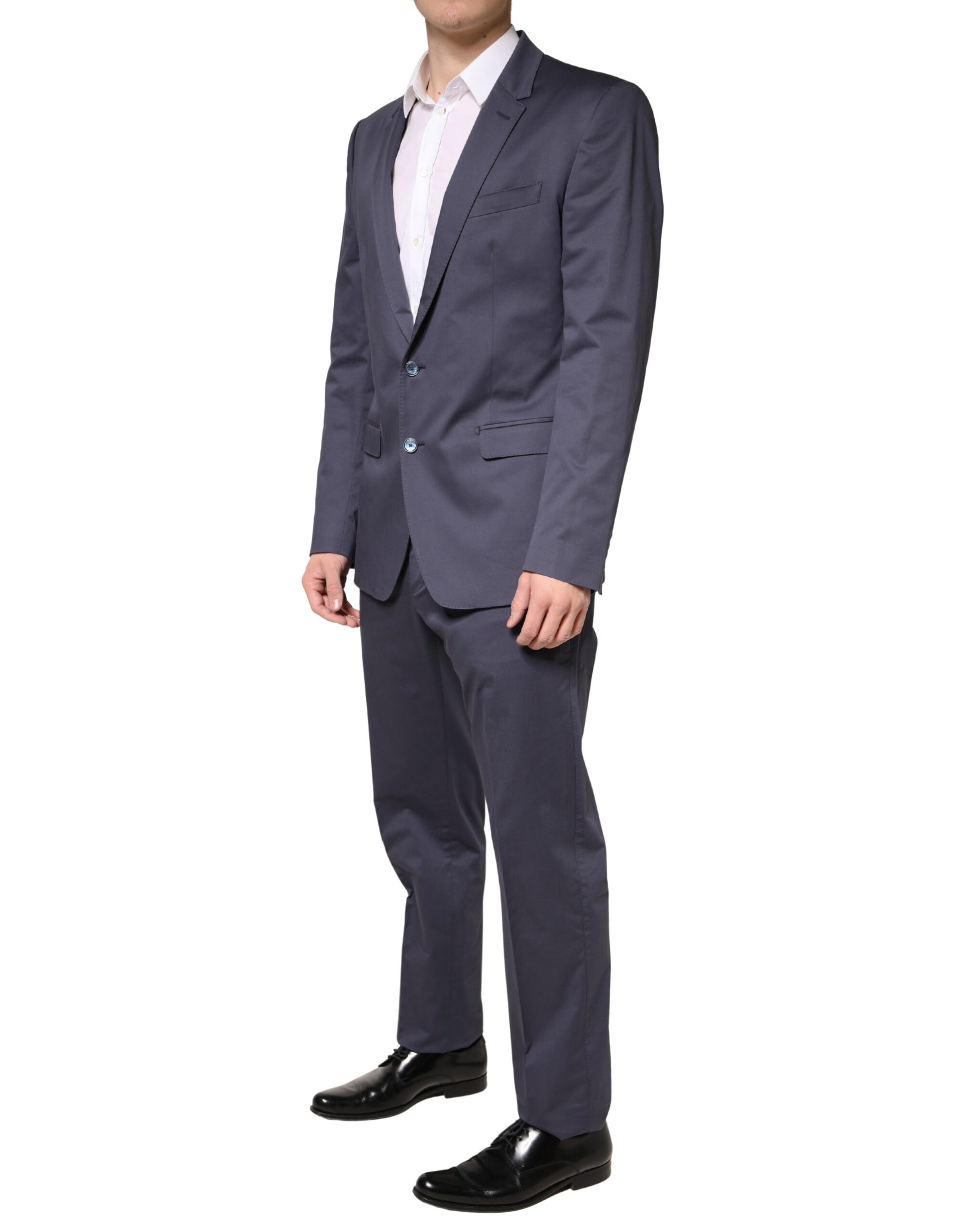 Costume deux pièces MARTINI bleu Dolce & Gabbana à simple boutonnage
