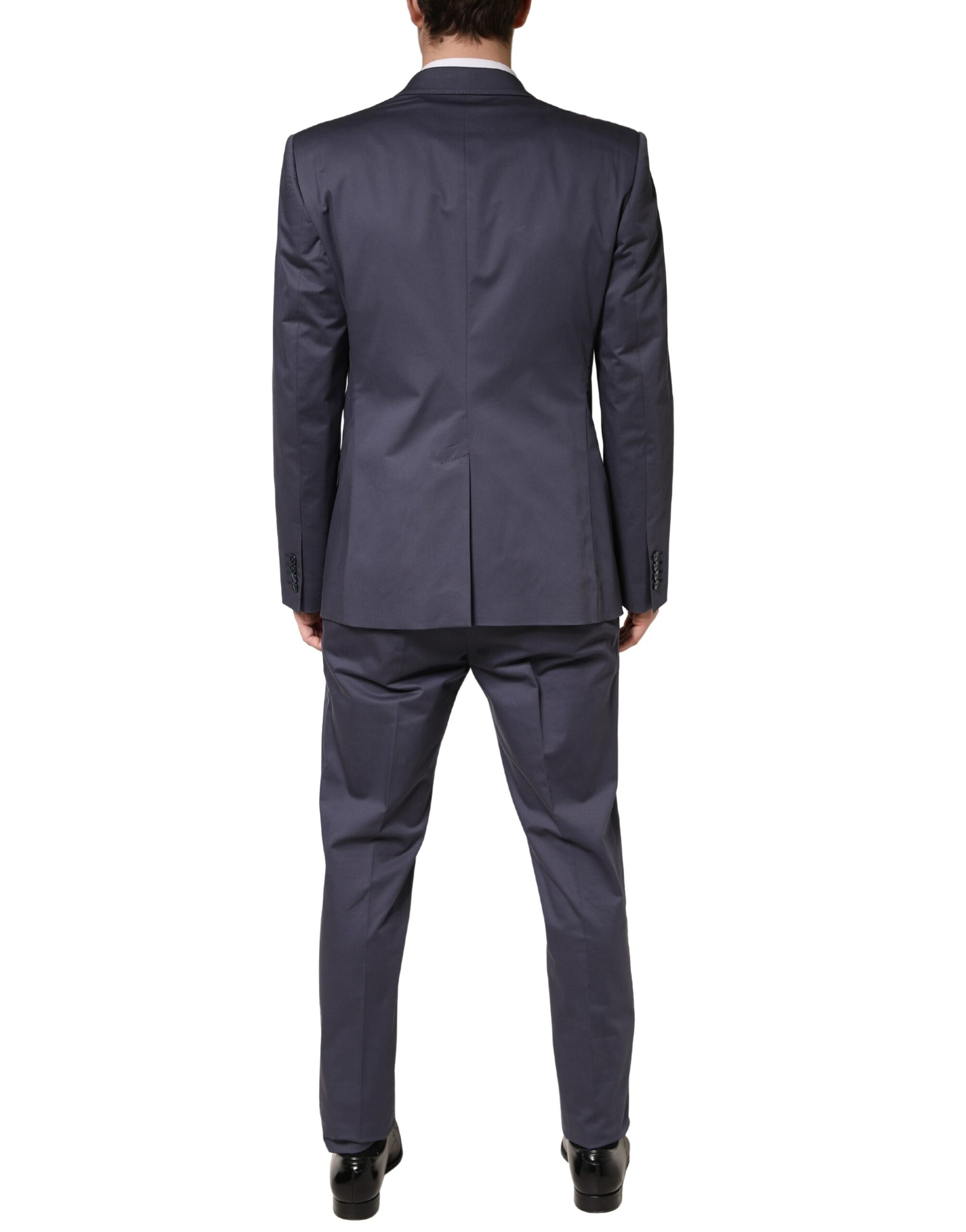Costume deux pièces MARTINI bleu Dolce & Gabbana à simple boutonnage