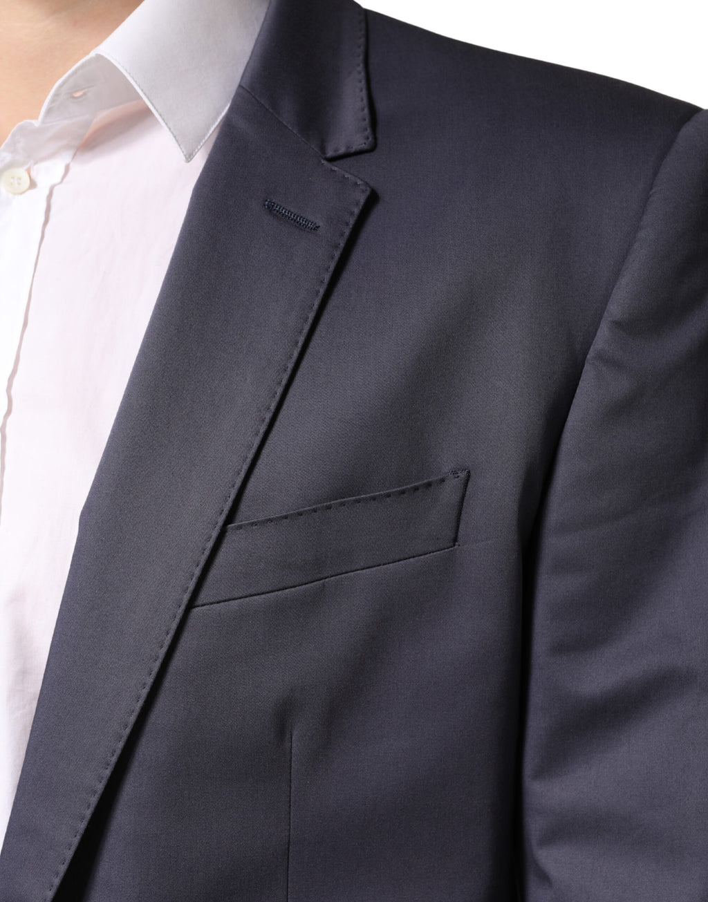 Costume deux pièces MARTINI bleu Dolce & Gabbana à simple boutonnage