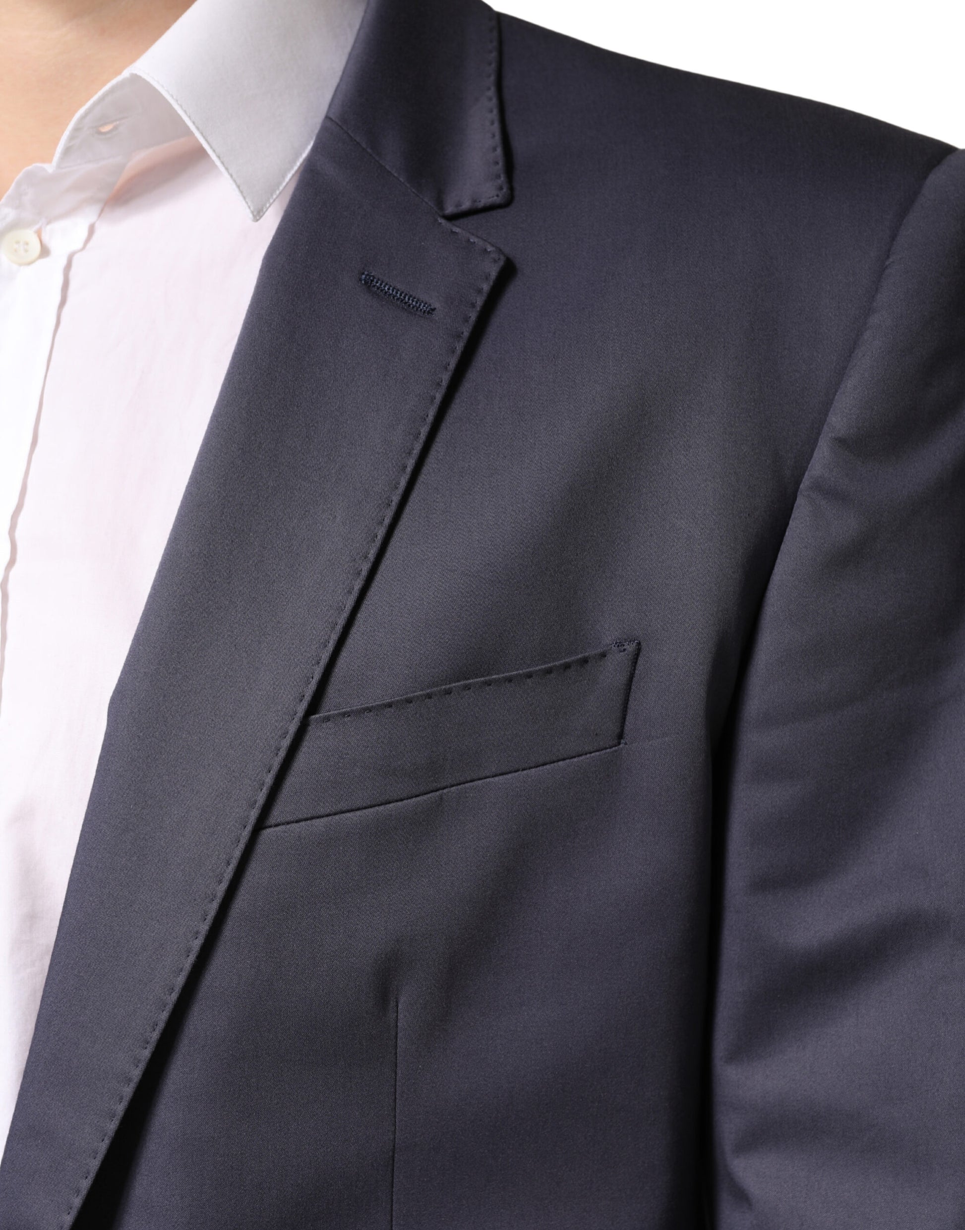 Costume deux pièces MARTINI bleu Dolce & Gabbana à simple boutonnage