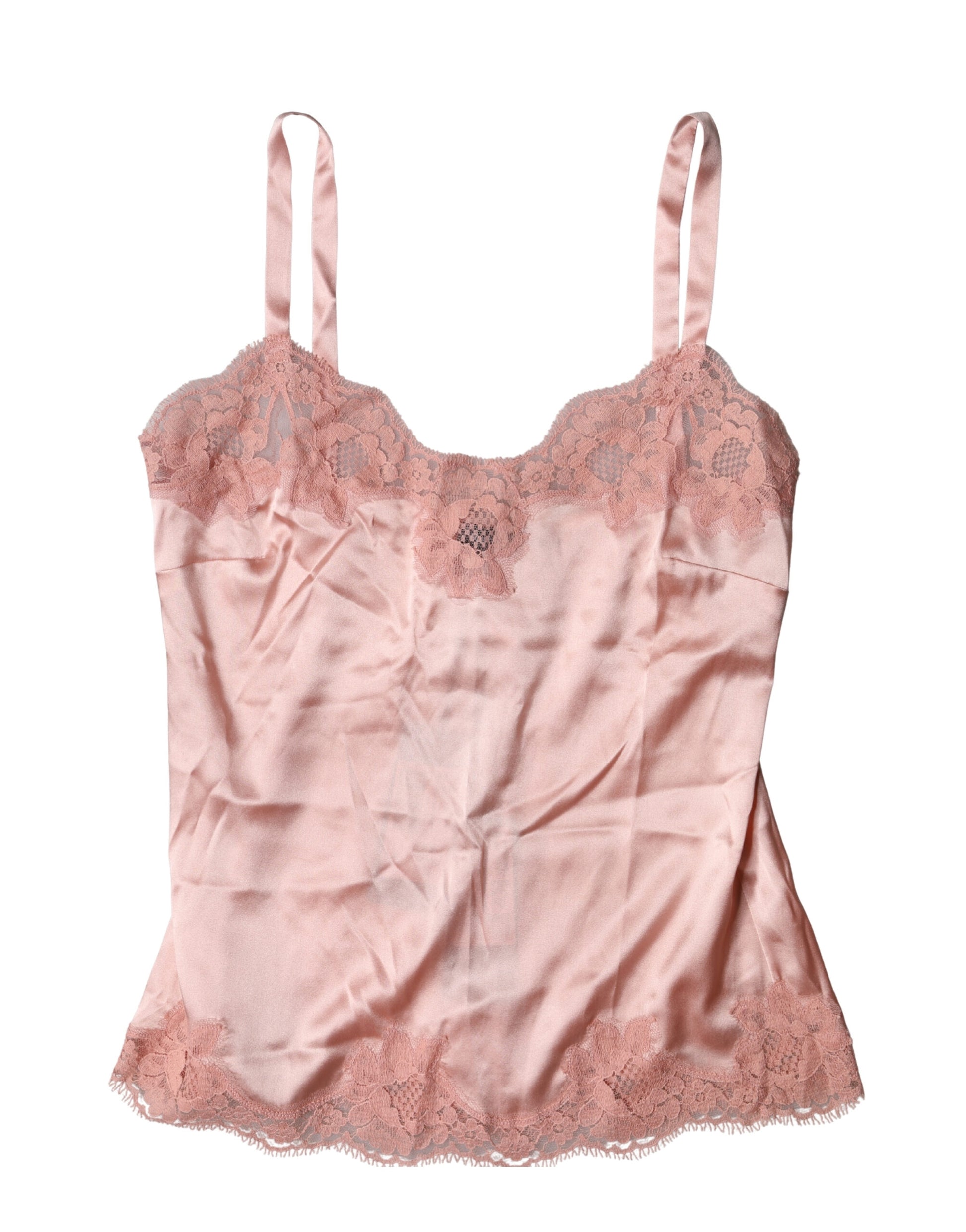 Soutien-gorge Dolce & Gabbana en dentelle florale rose clair