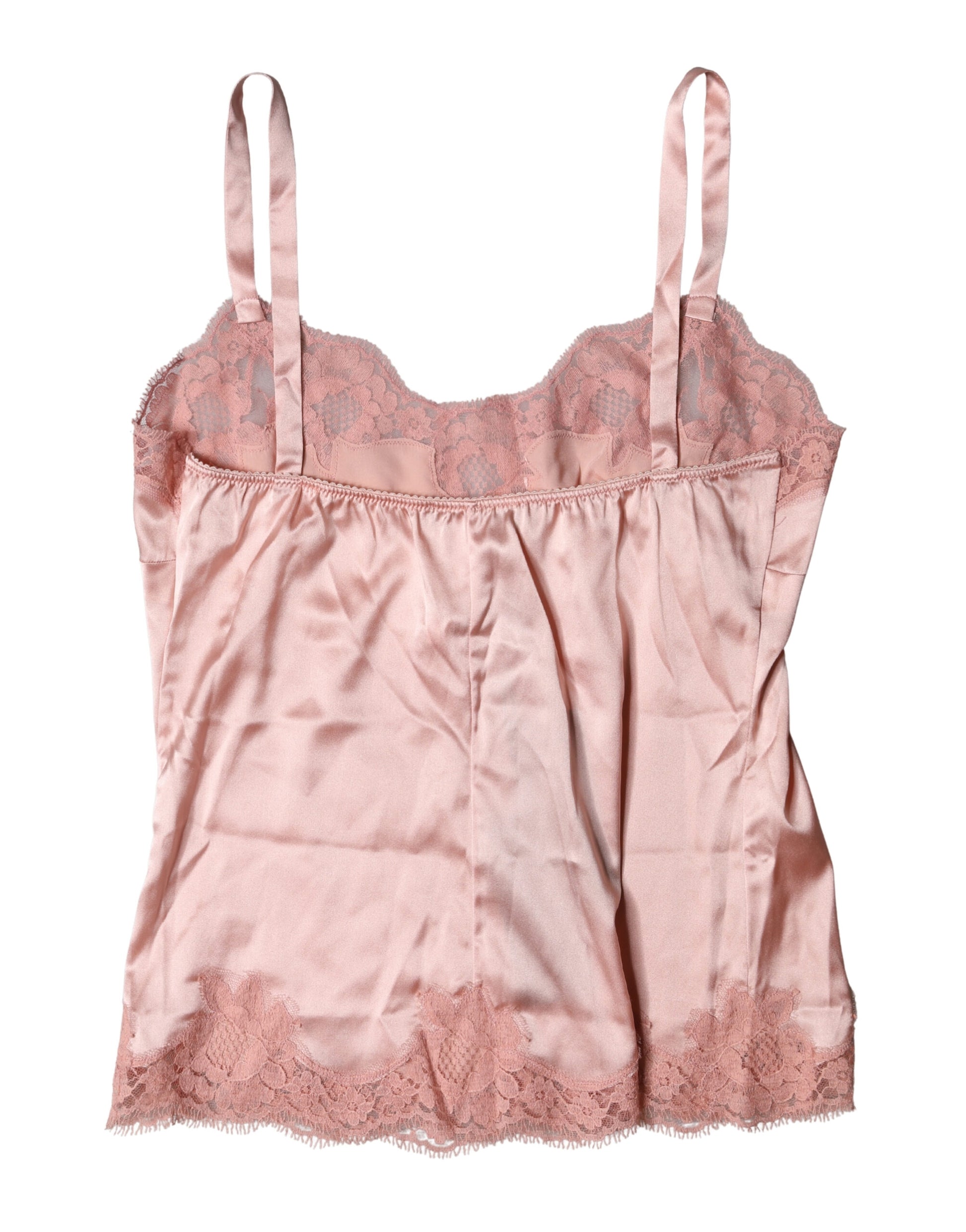 Soutien-gorge Dolce & Gabbana en dentelle florale rose clair