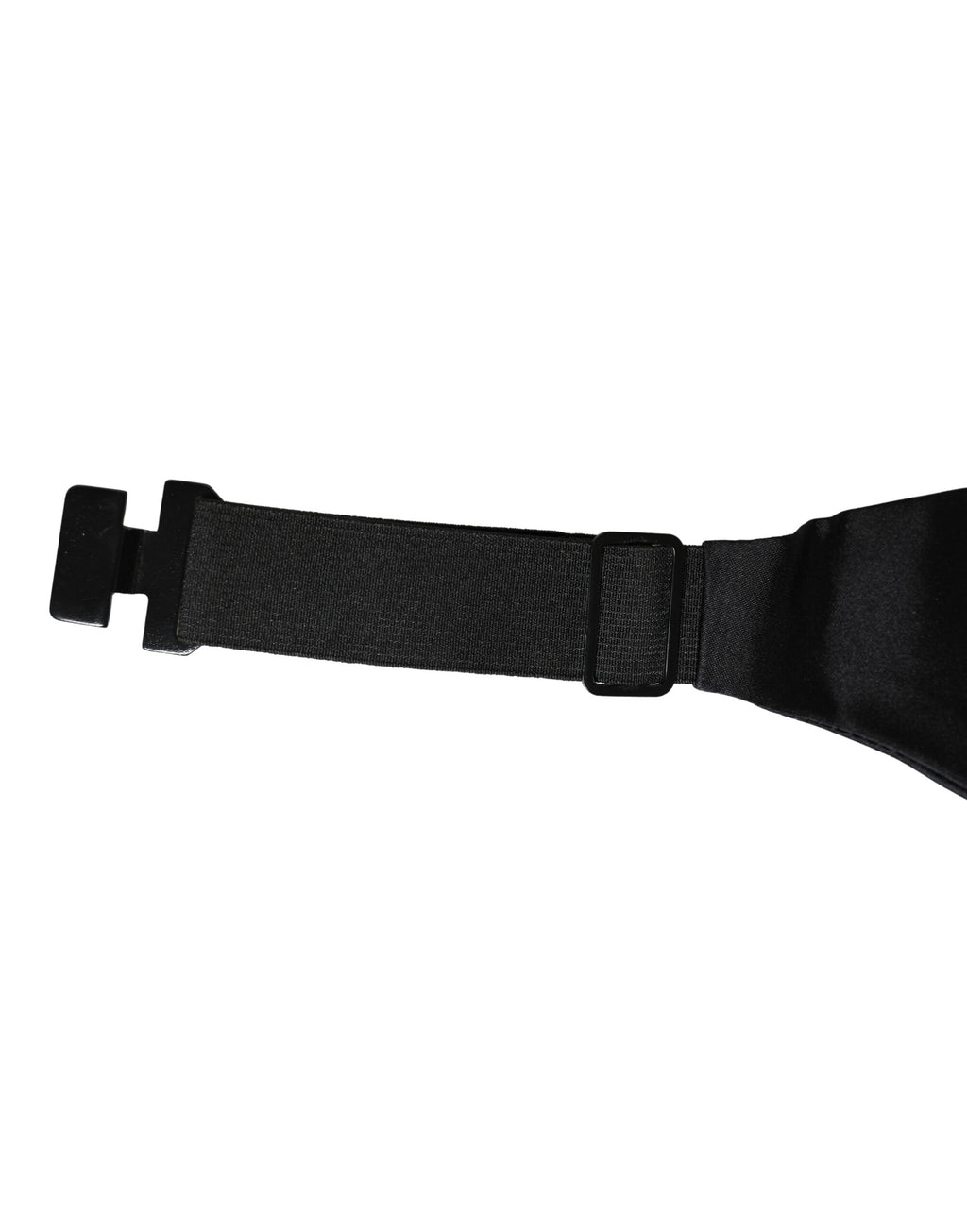Dolce & Gabbana Ceinture large en soie 100 % noire