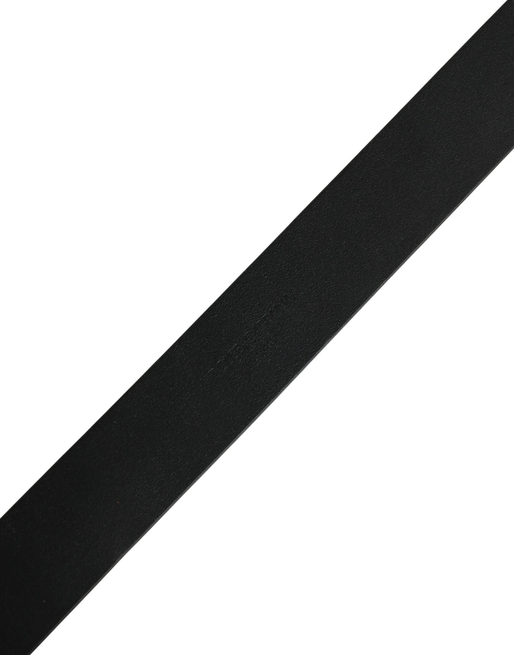 Ceinture Dolce & Gabbana en cuir de veau noir avec boucle en métal doré