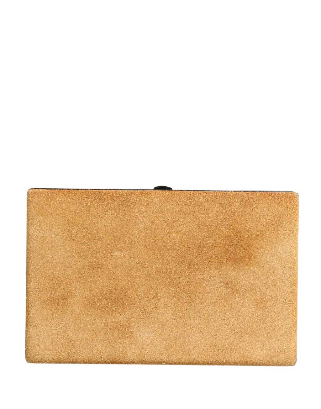 Dolce & Gabbana Pochette Femme en Veau Velours Beige Sac de Soirée