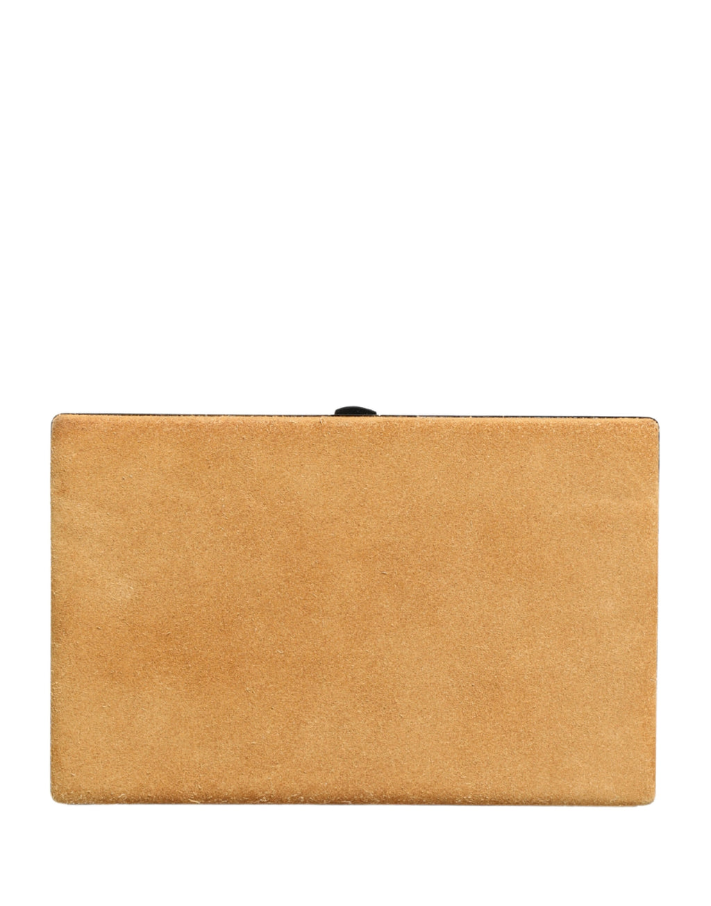 Dolce & Gabbana Pochette Femme en Veau Velours Beige Sac de Soirée