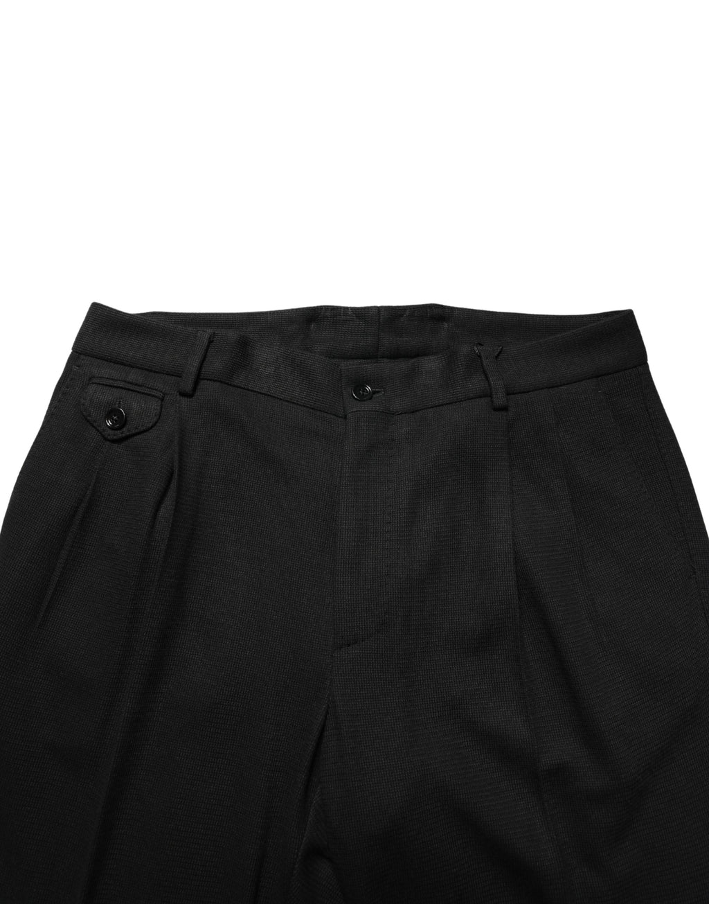 Pantalon habillé moulant Dolce & Gabbana en laine noire pour homme