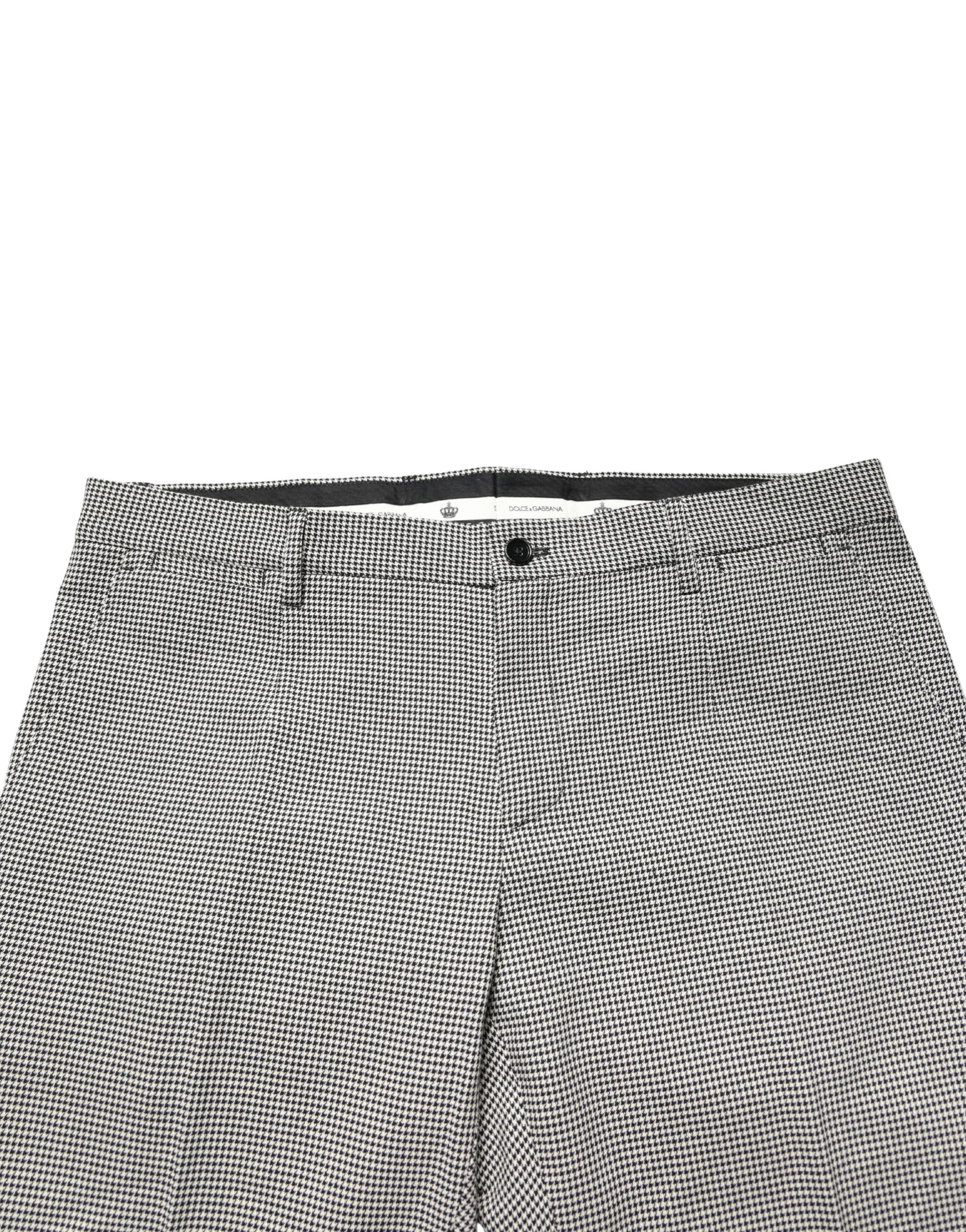 Pantalon habillé moulant Dolce & Gabbana en coton gris