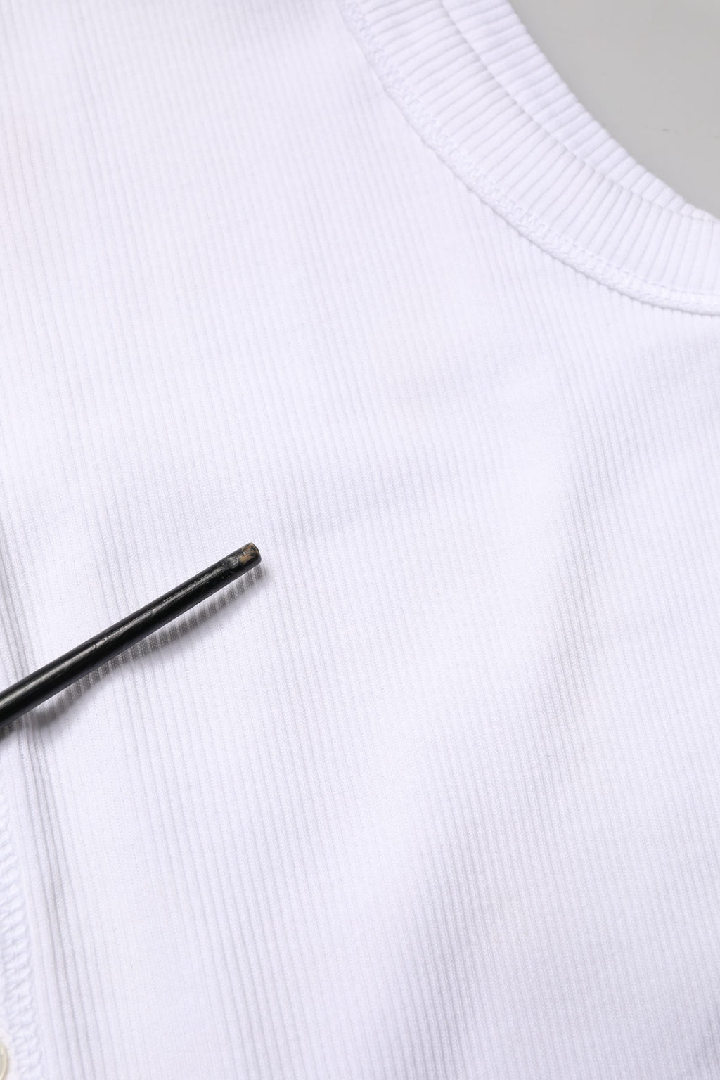 Débardeur col rond sans manches blanc Dolce & Gabbana