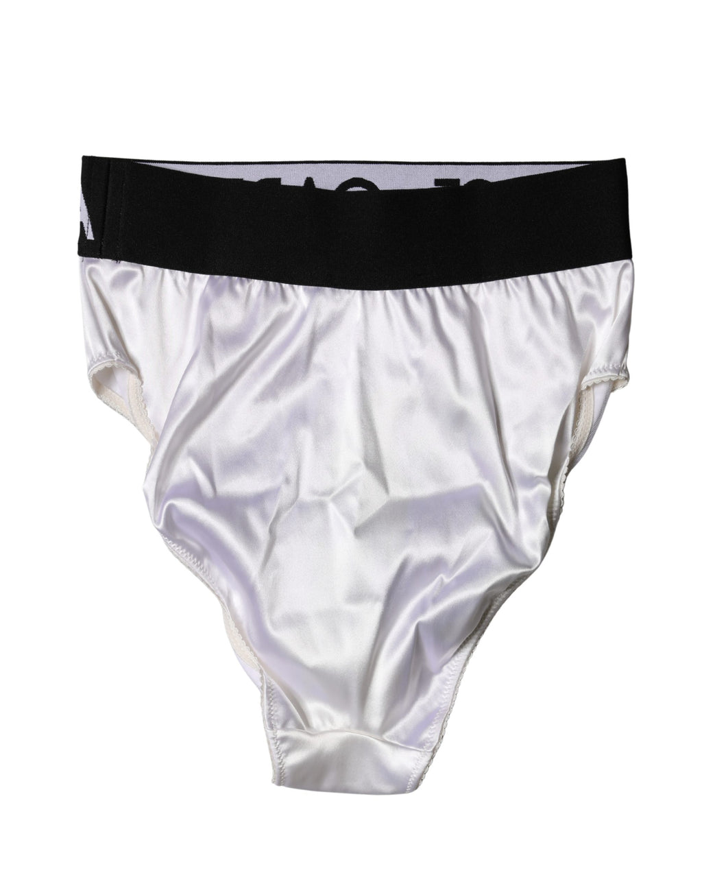 Sous-vêtement culotte taille haute Dolce & Gabbana blanc à logo