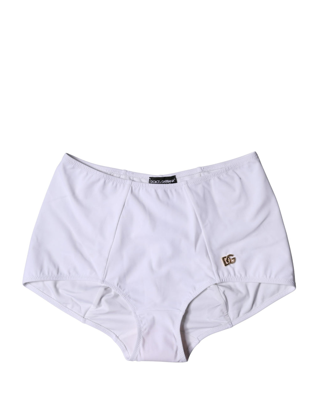 Sous-vêtement culotte gainante taille haute Dolce & Gabbana Blanc Logo