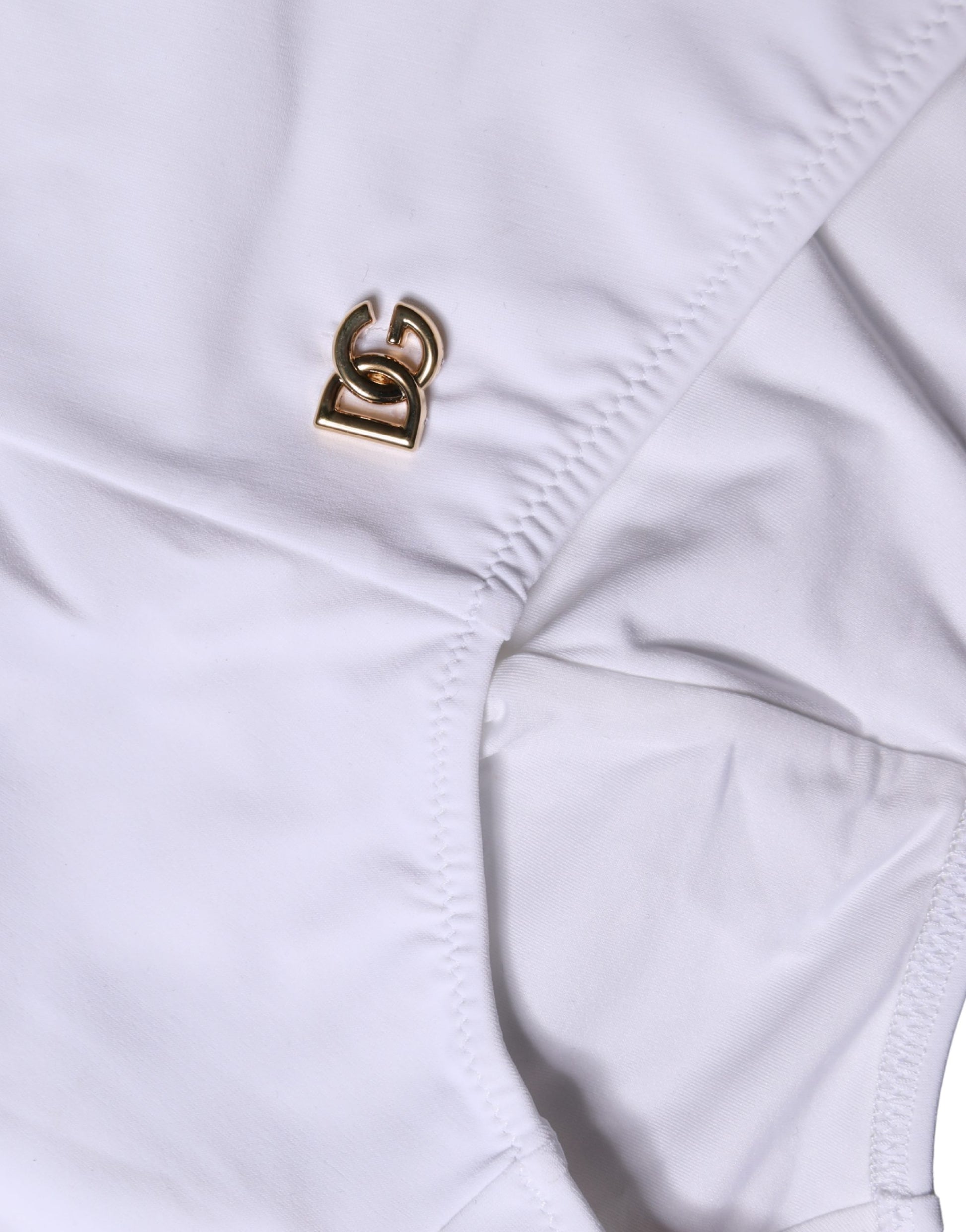 Sous-vêtement culotte gainante taille haute Dolce & Gabbana Blanc Logo