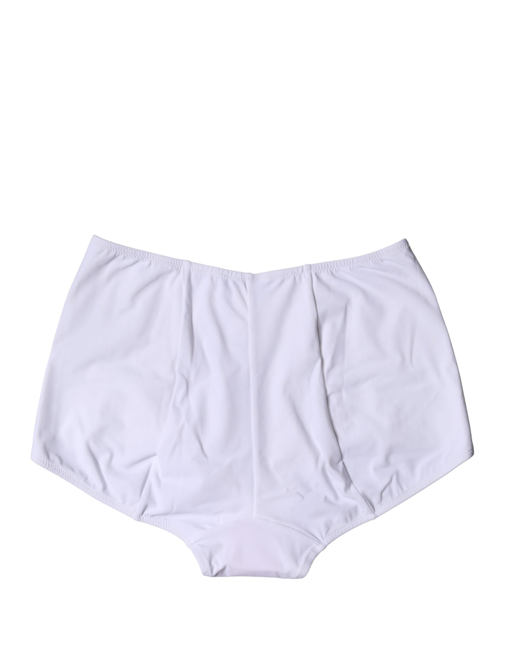 Sous-vêtement culotte gainante taille haute Dolce & Gabbana Blanc Logo