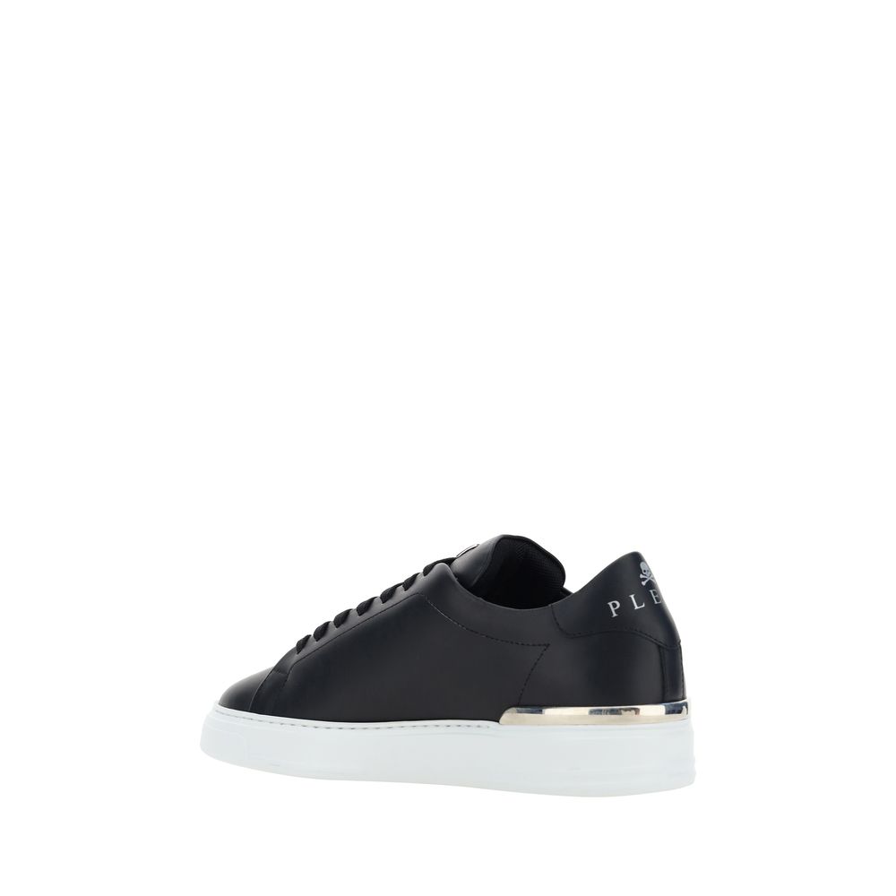 Baskets basses Philipp Plein en cuir de veau noir Bos Taurus
