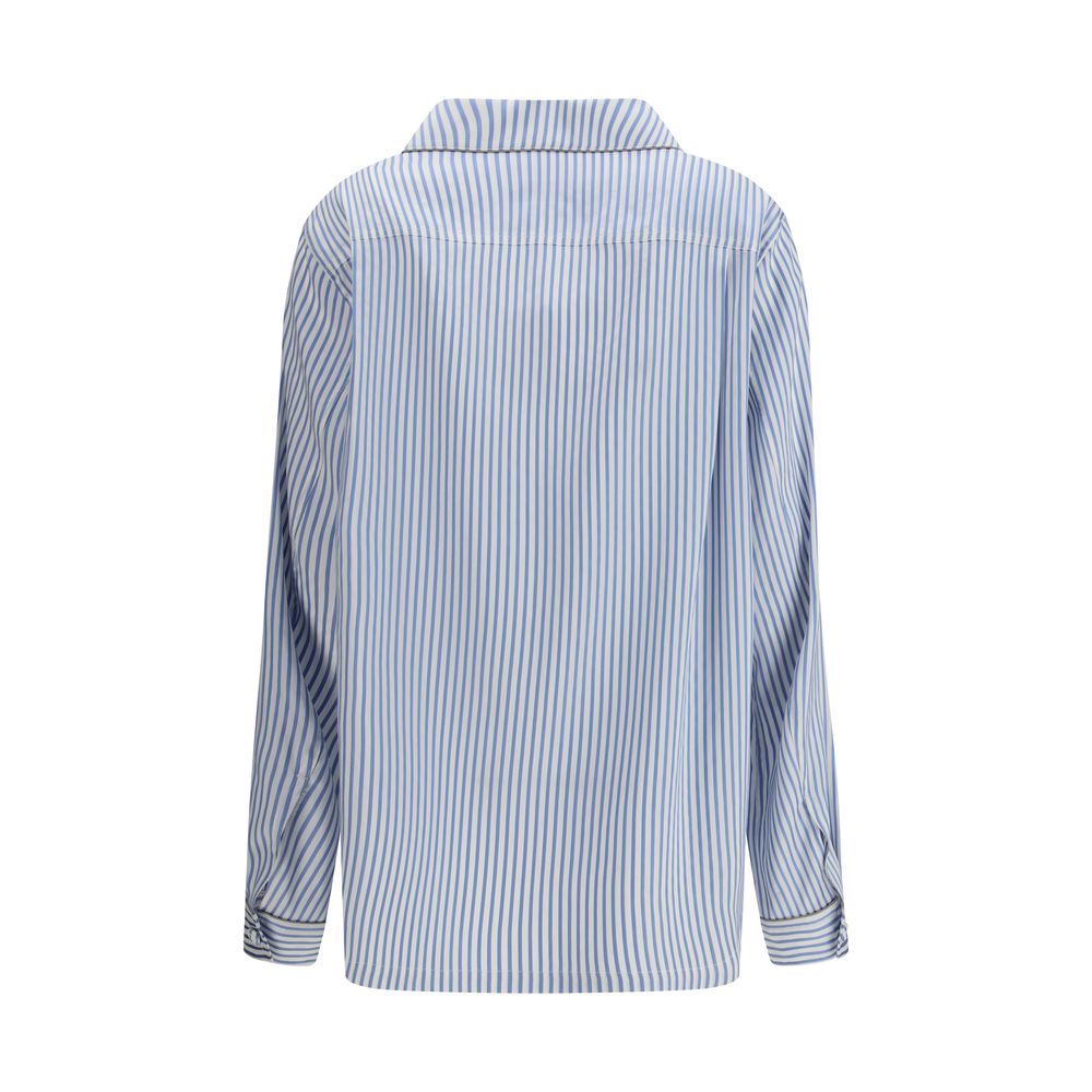 Haut de pyjama en soie multicolore Tom Ford