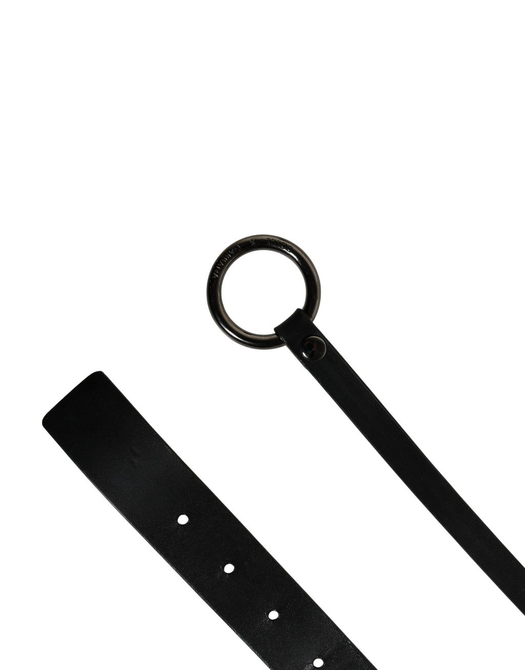 Ceinture Dolce & Gabbana Homme en Cuir de Veau Noir avec Boucle en Métal