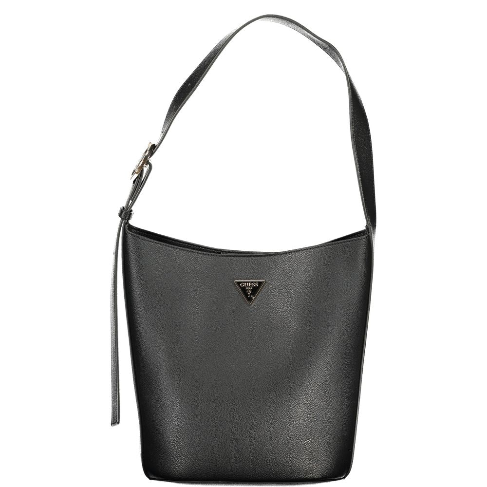 Sac à main Guess en polyuréthane noir pour femme