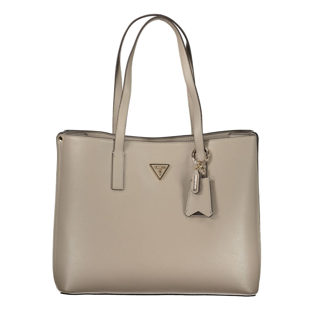 Sac à main gris en polyuréthane Guess pour femme