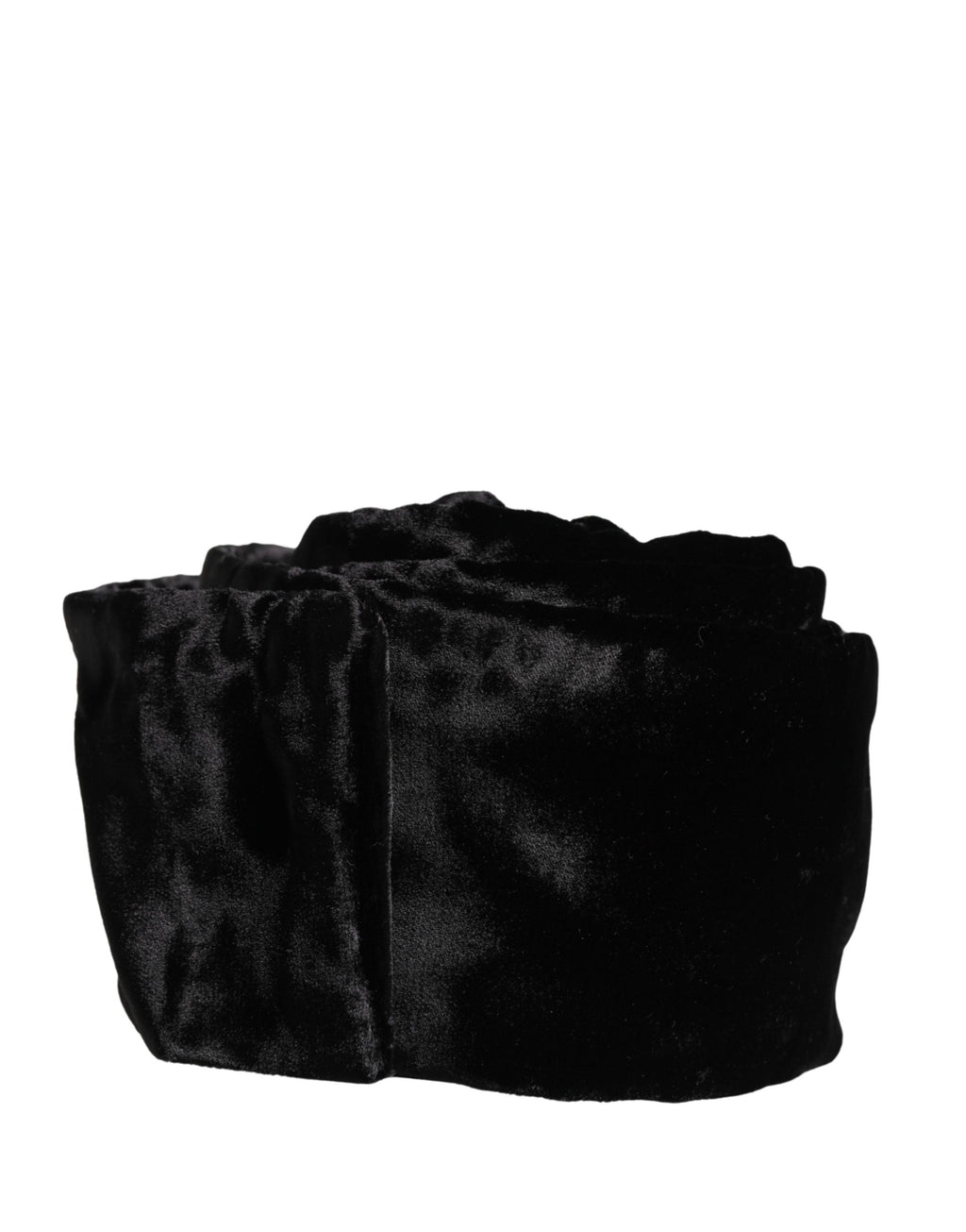 Ceinture Dolce & Gabbana femme en satin de viscose noir