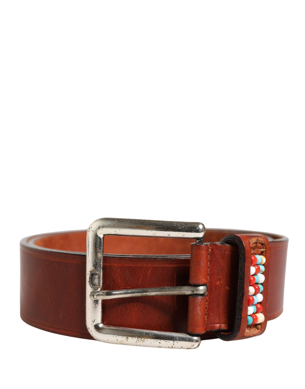 Ceinture large en cuir bordeaux GF Ferre avec boucle dorée et argentée