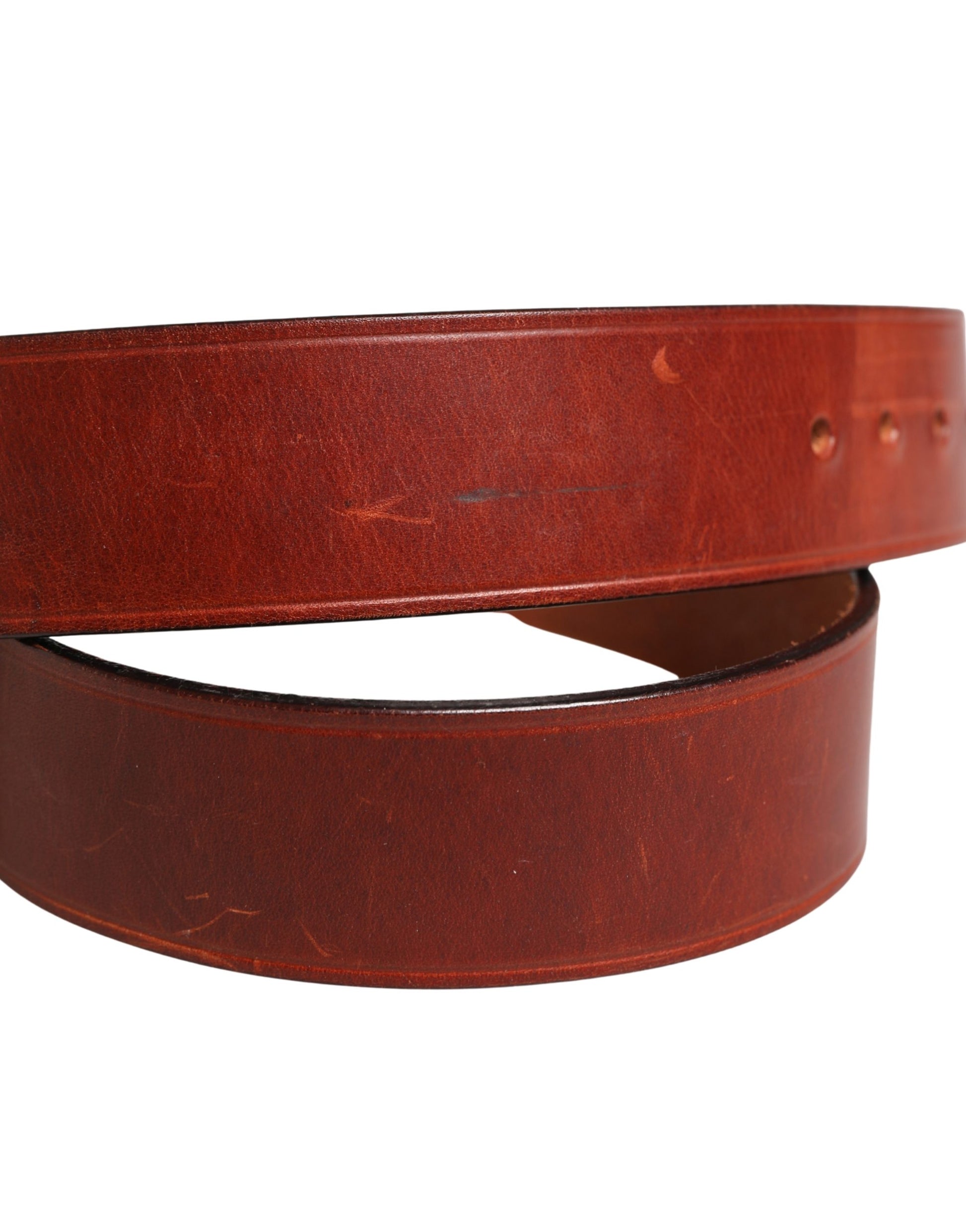 Ceinture large en cuir bordeaux GF Ferre avec boucle dorée et argentée