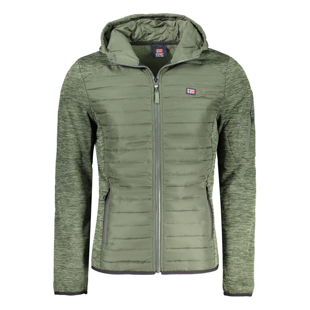 Norvège 1963 Veste Homme en Polyester Vert Verde