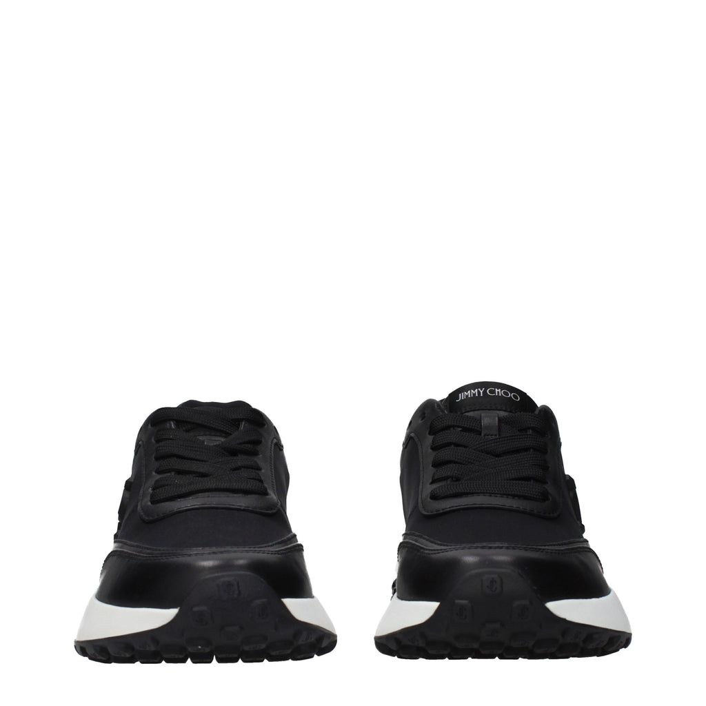Baskets athlétiques en tissu noir Jimmy Choo