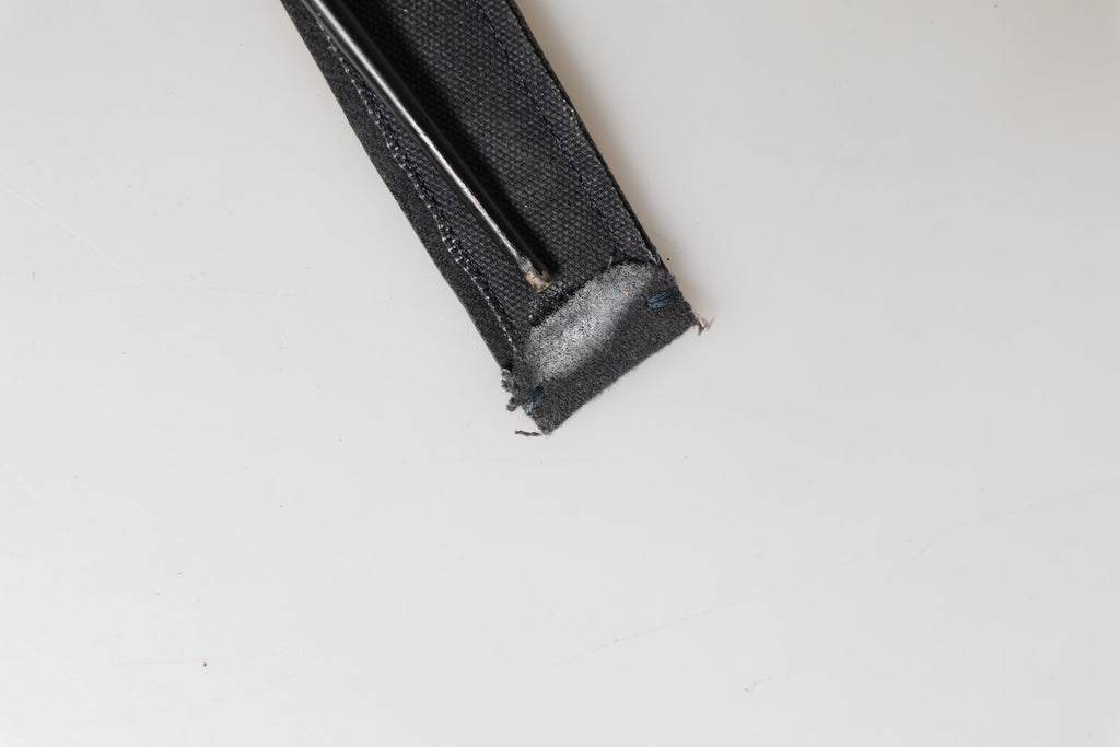 Ceinture Ermanno Scervino en Laine et Coton Noirs avec Boucle en Métal Siglée