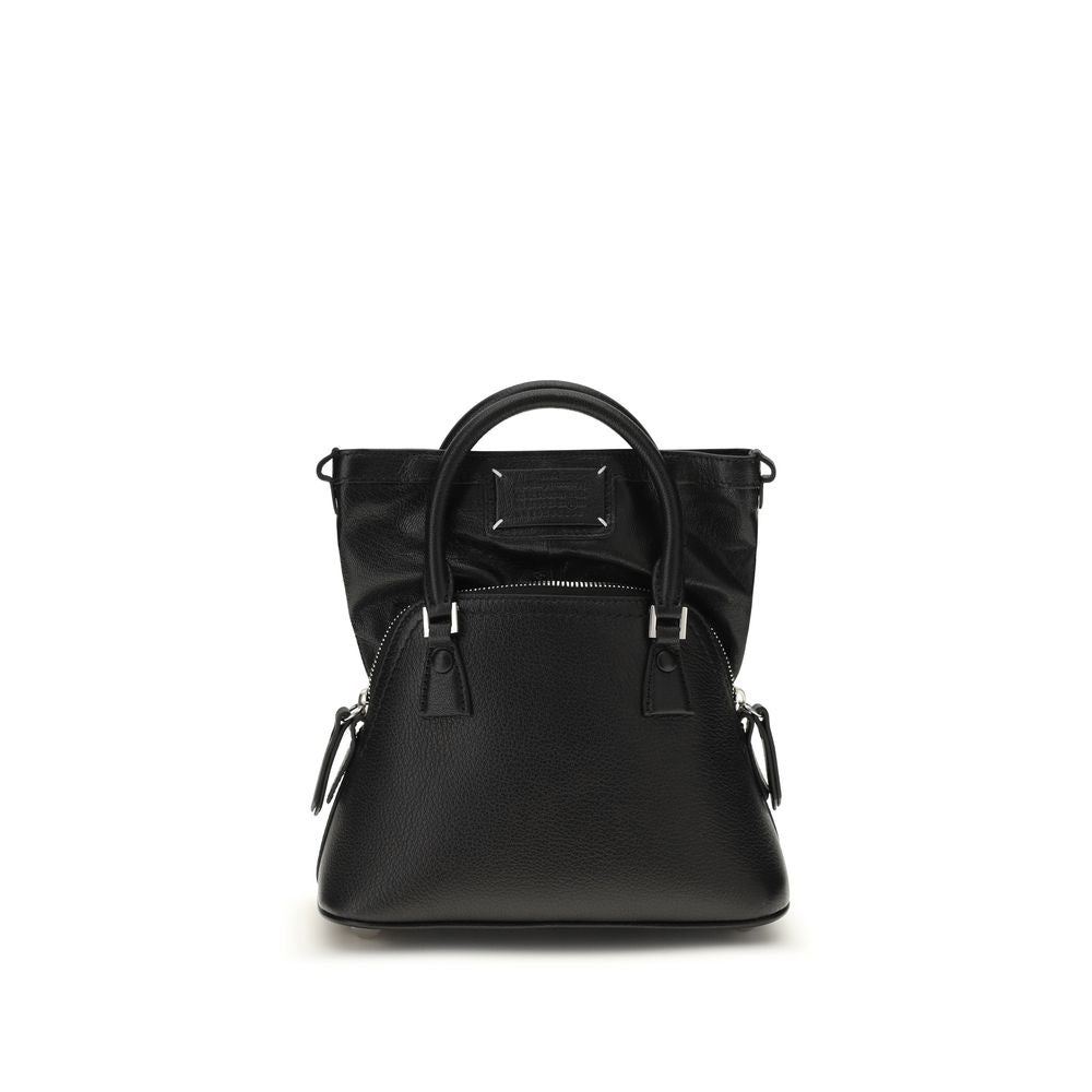 Sac à main Maison Margiela en chevreau noir