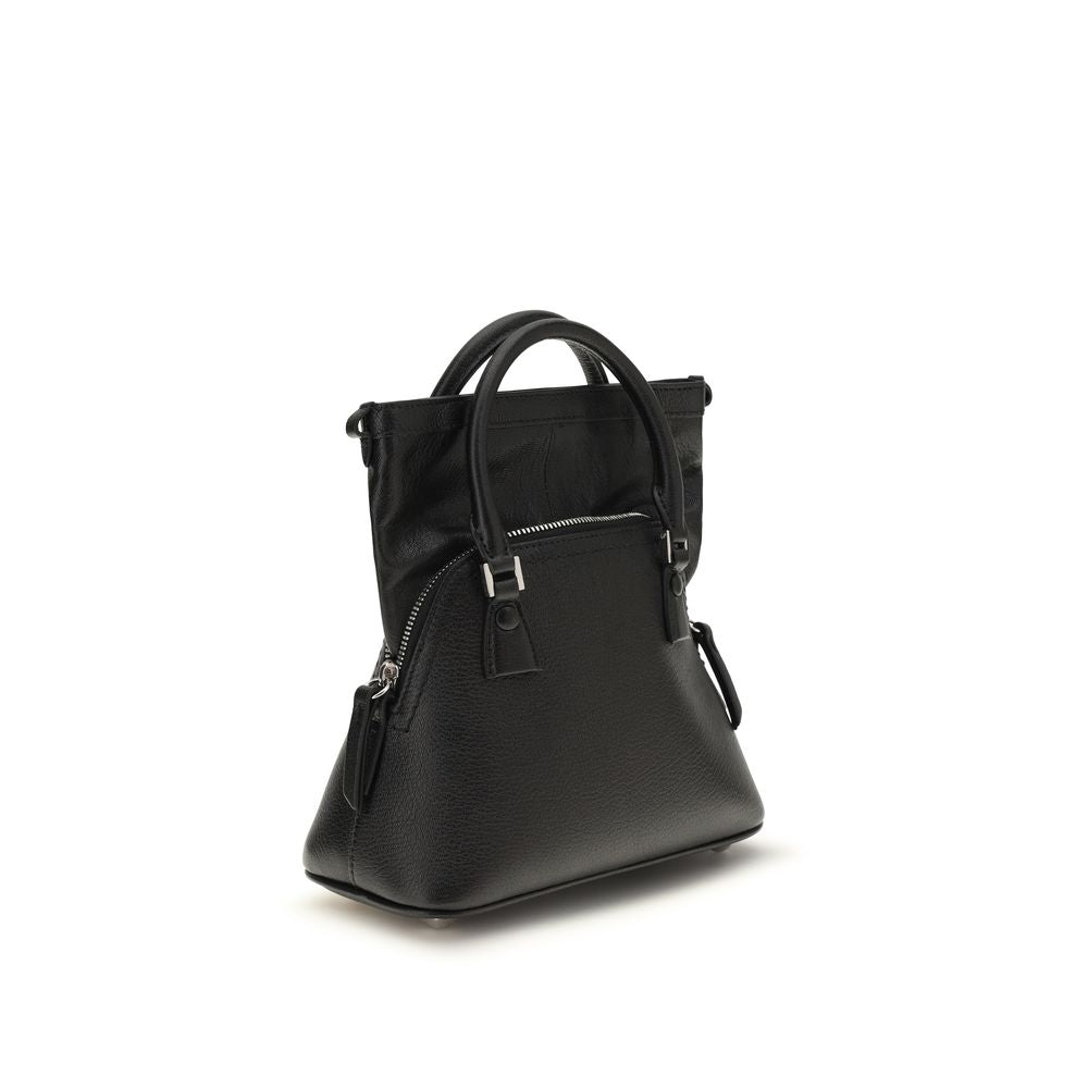 Sac à main Maison Margiela en chevreau noir