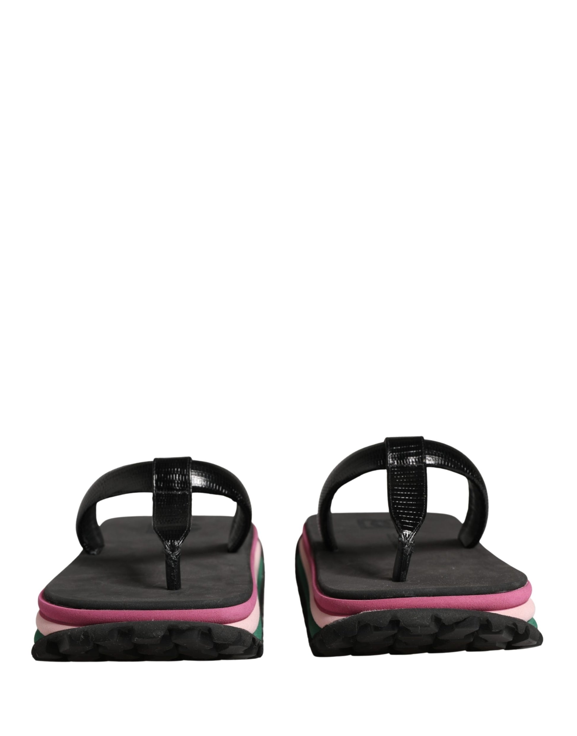 Tongs Chunky Dolce & Gabbana multicolores en caoutchouc
