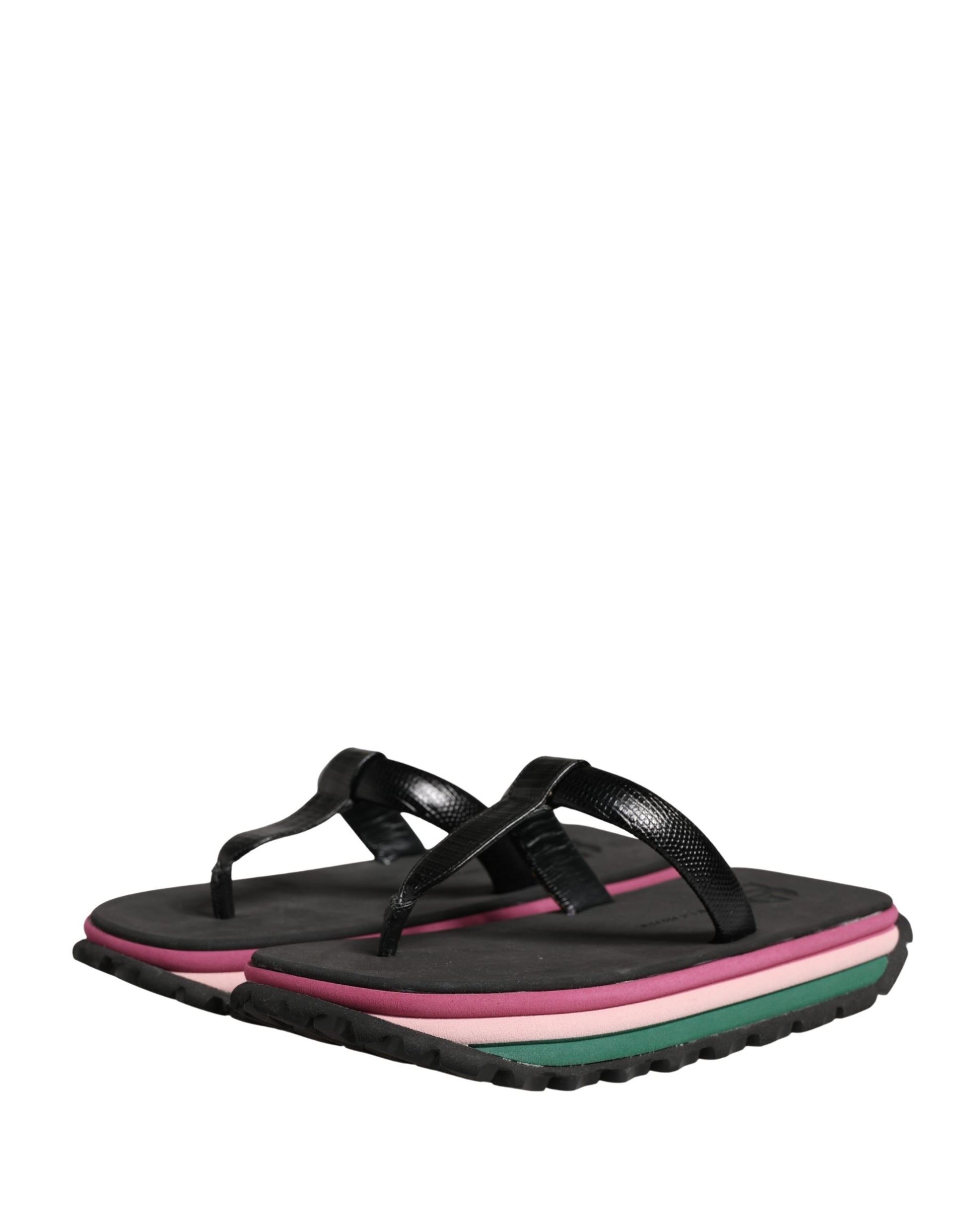 Tongs Chunky Dolce & Gabbana multicolores en caoutchouc