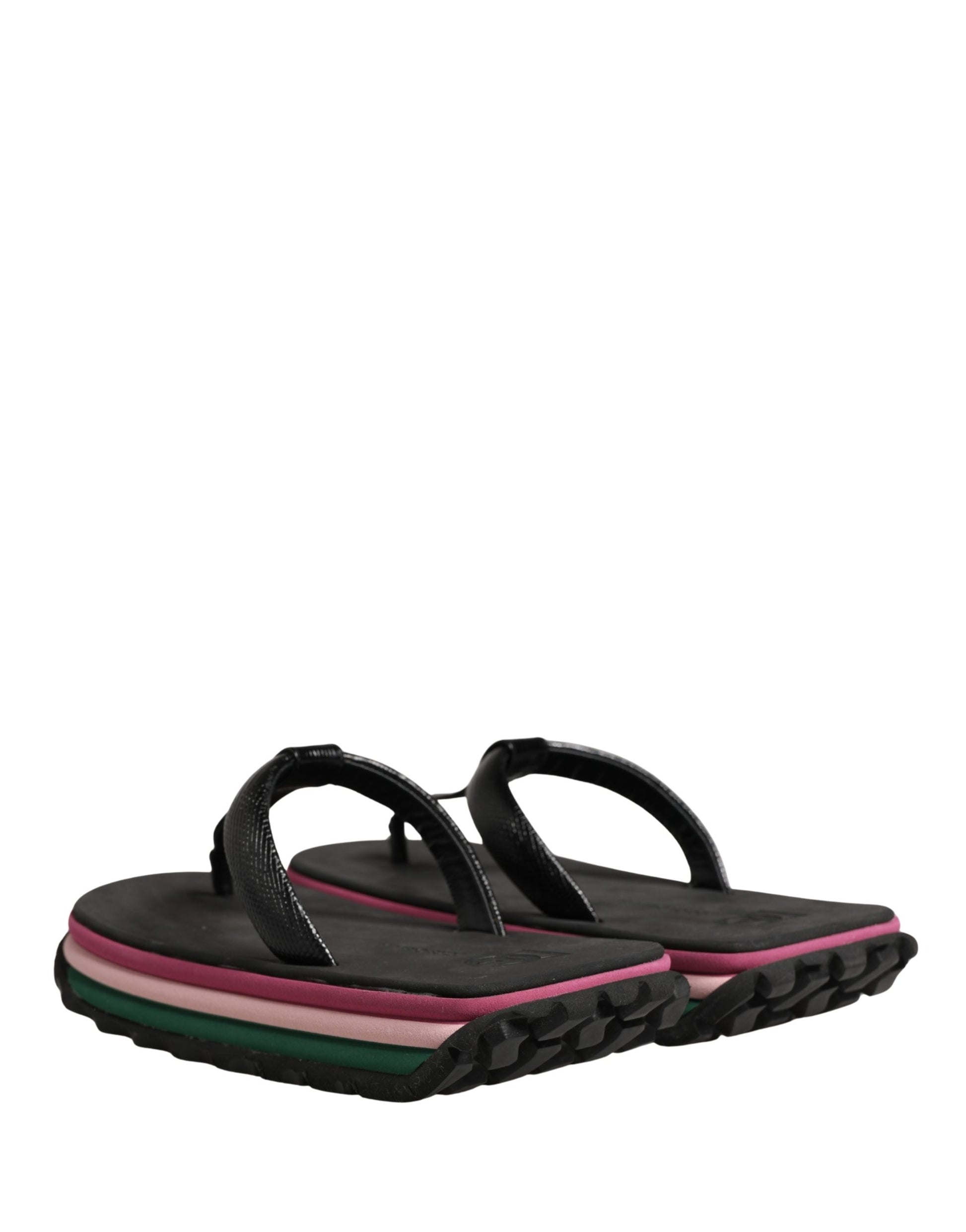 Tongs Chunky Dolce & Gabbana multicolores en caoutchouc