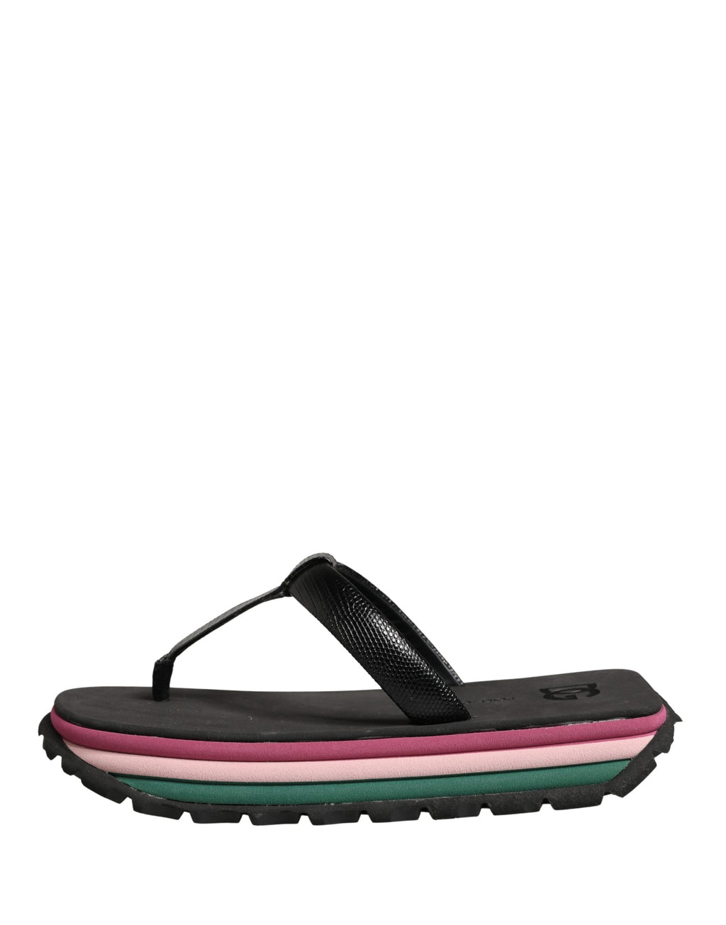 Tongs Chunky Dolce & Gabbana multicolores en caoutchouc