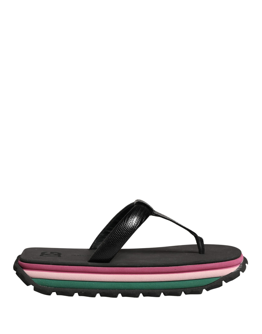 Tongs Chunky Dolce & Gabbana multicolores en caoutchouc