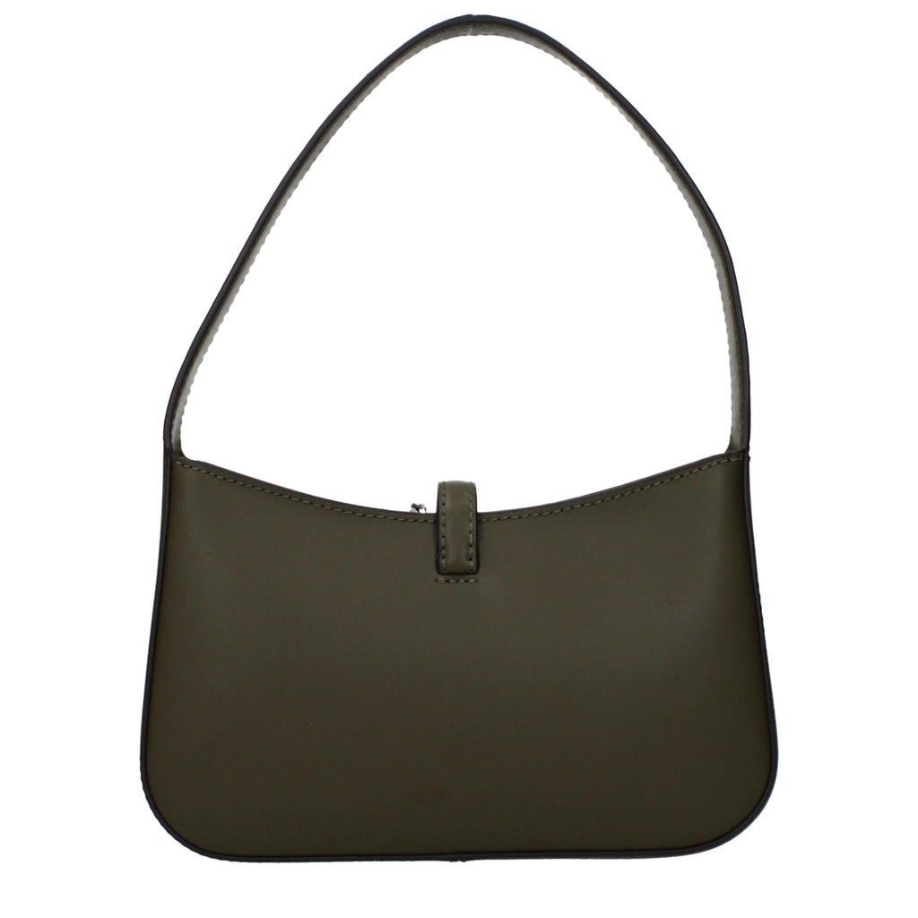 Sac à main en cuir vert Michael Kors