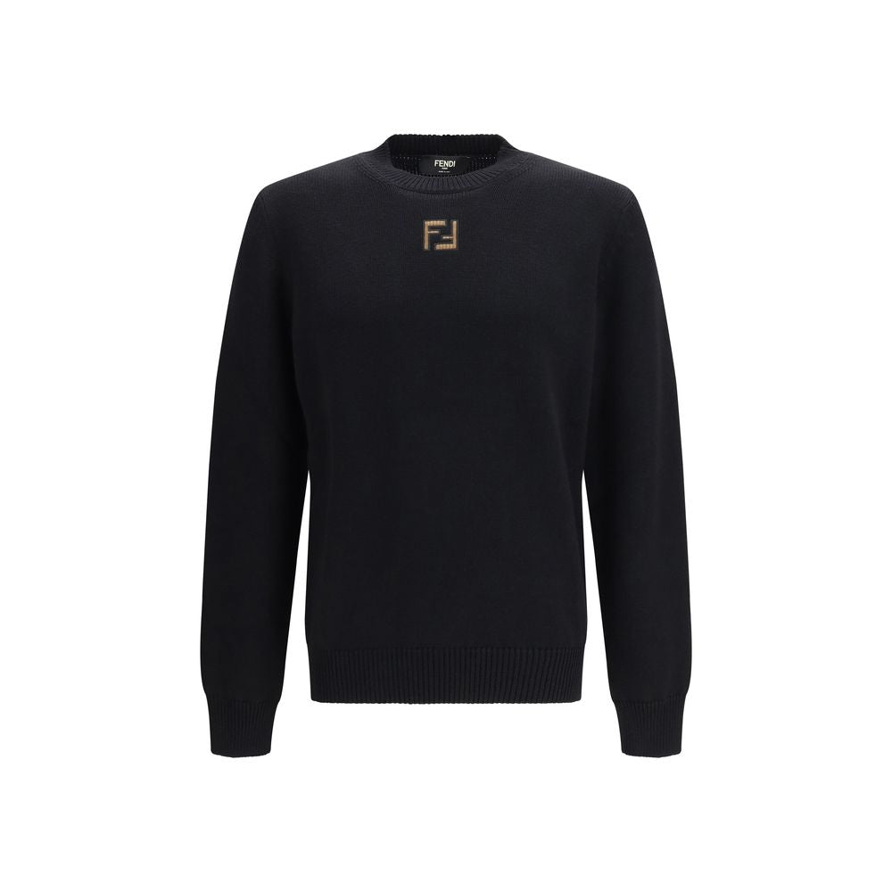 Sweat-shirt Fendi Oves Aries en laine noire