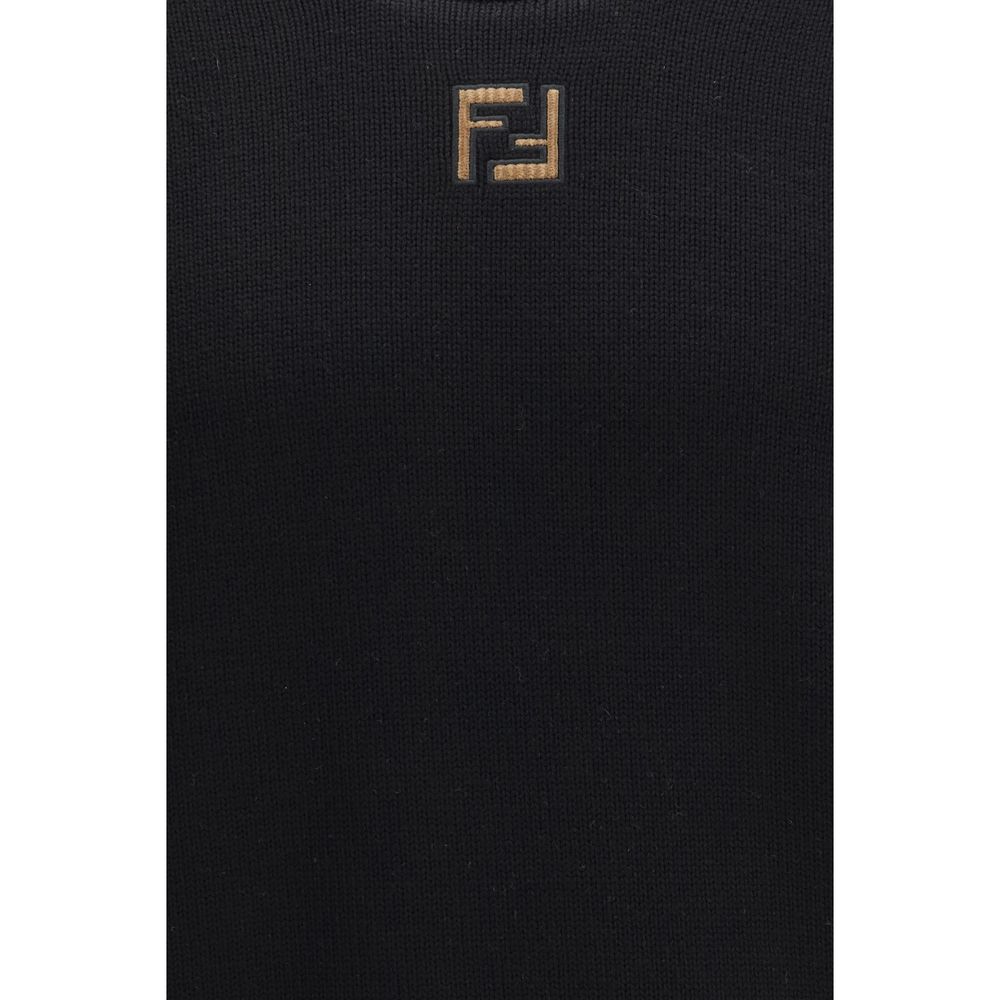 Sweat-shirt Fendi Oves Aries en laine noire