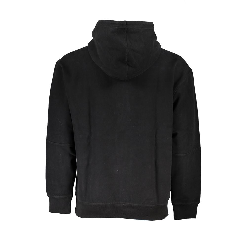 Sweat-shirt homme en coton noir Hugo Boss