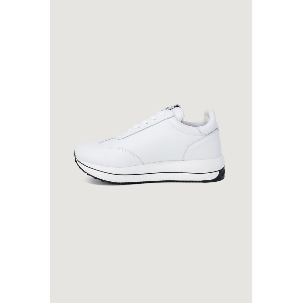 Baskets basses Love Moschino en cuir blanc