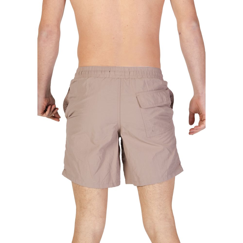 Short de bain en nylon beige Lyle & Scott