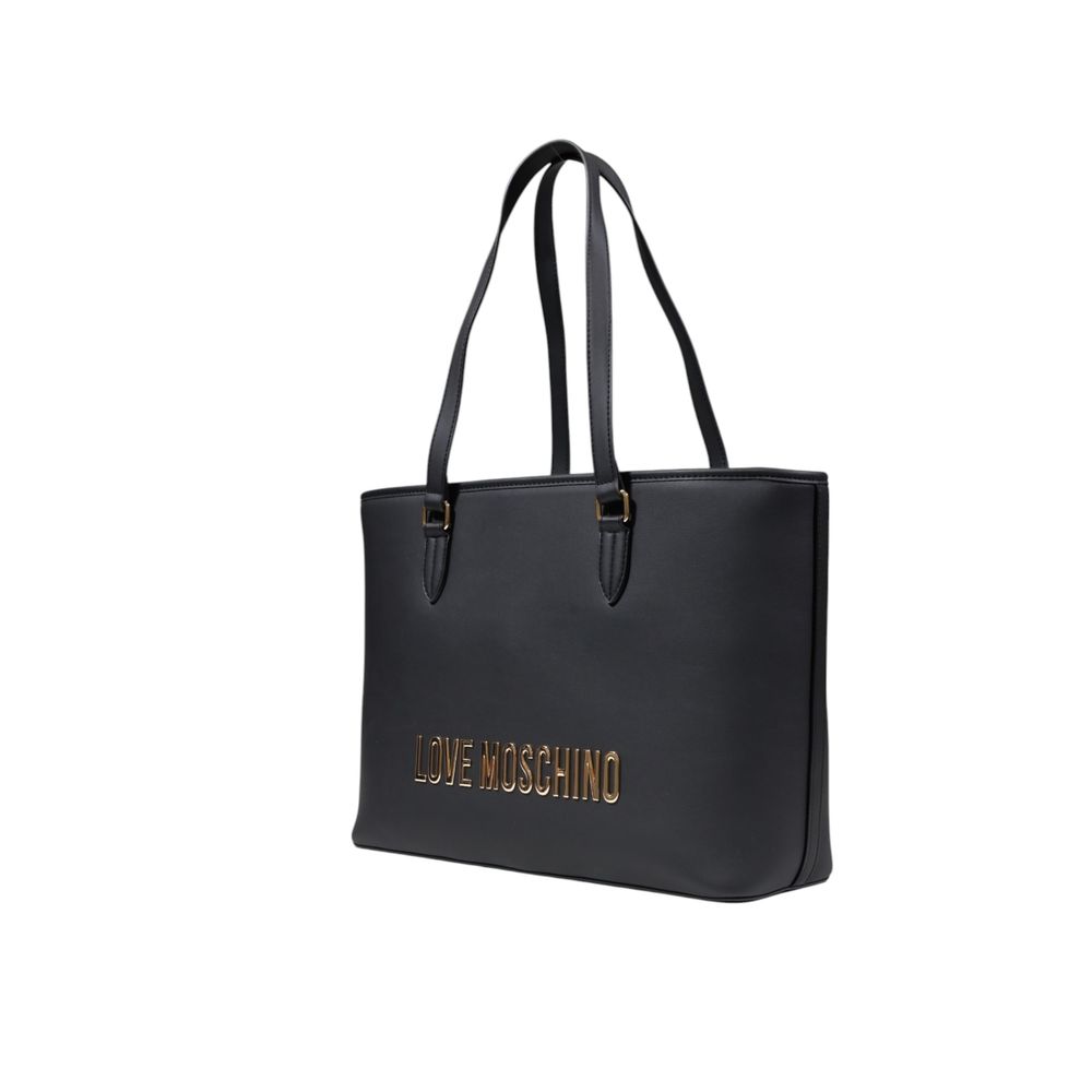 Sac à main bicolore en polyéthylène Love Moschino