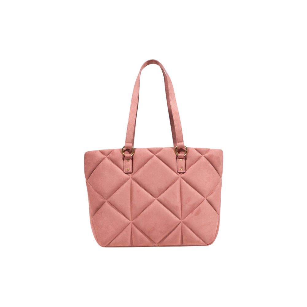 Sac à main Love Moschino en cuir suédé rose