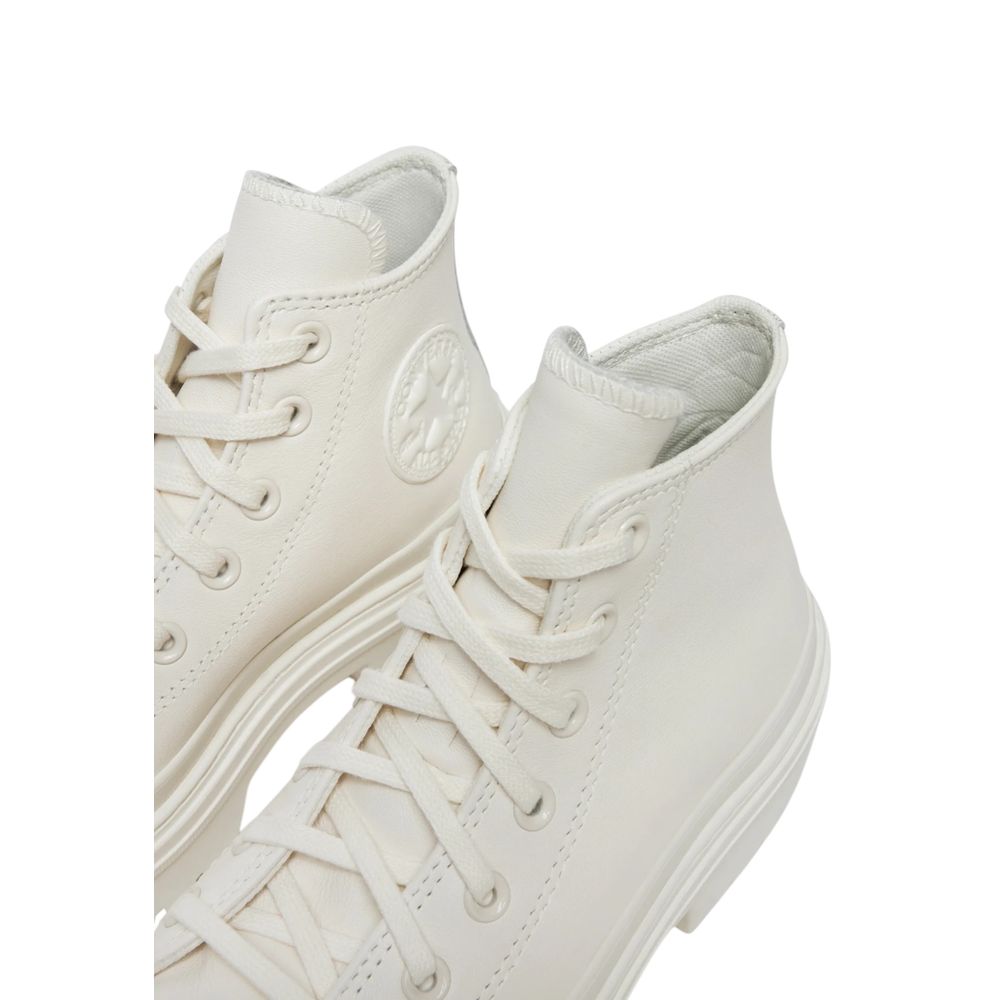 Escarpins à talons hauts Converse en cuir recyclé blanc