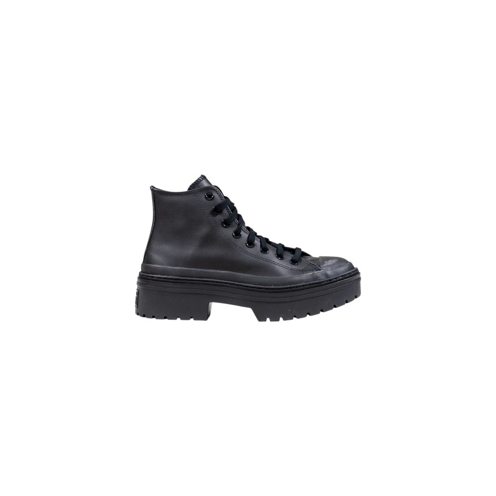 Bottes montantes Converse en cuir noir