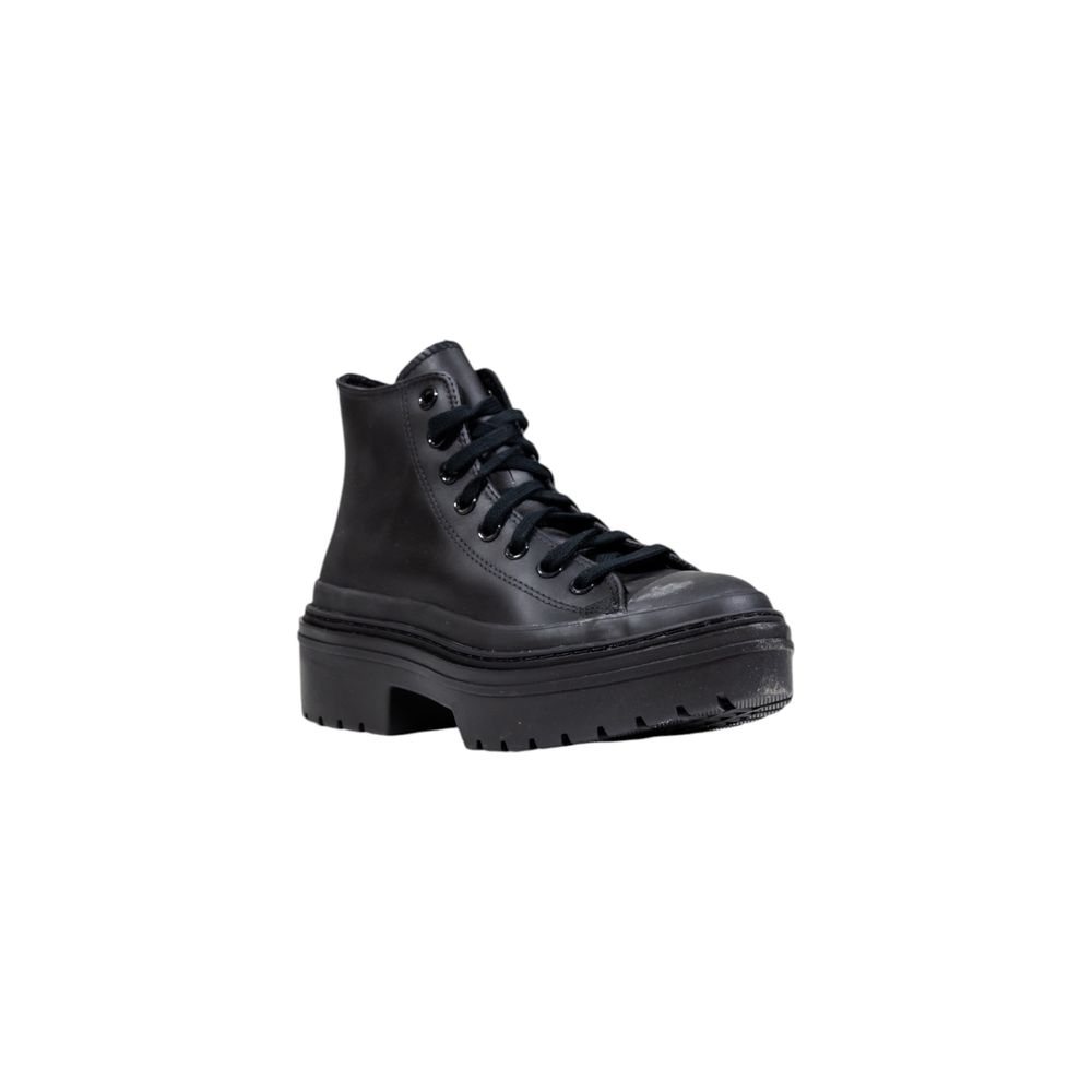 Bottes montantes Converse en cuir noir